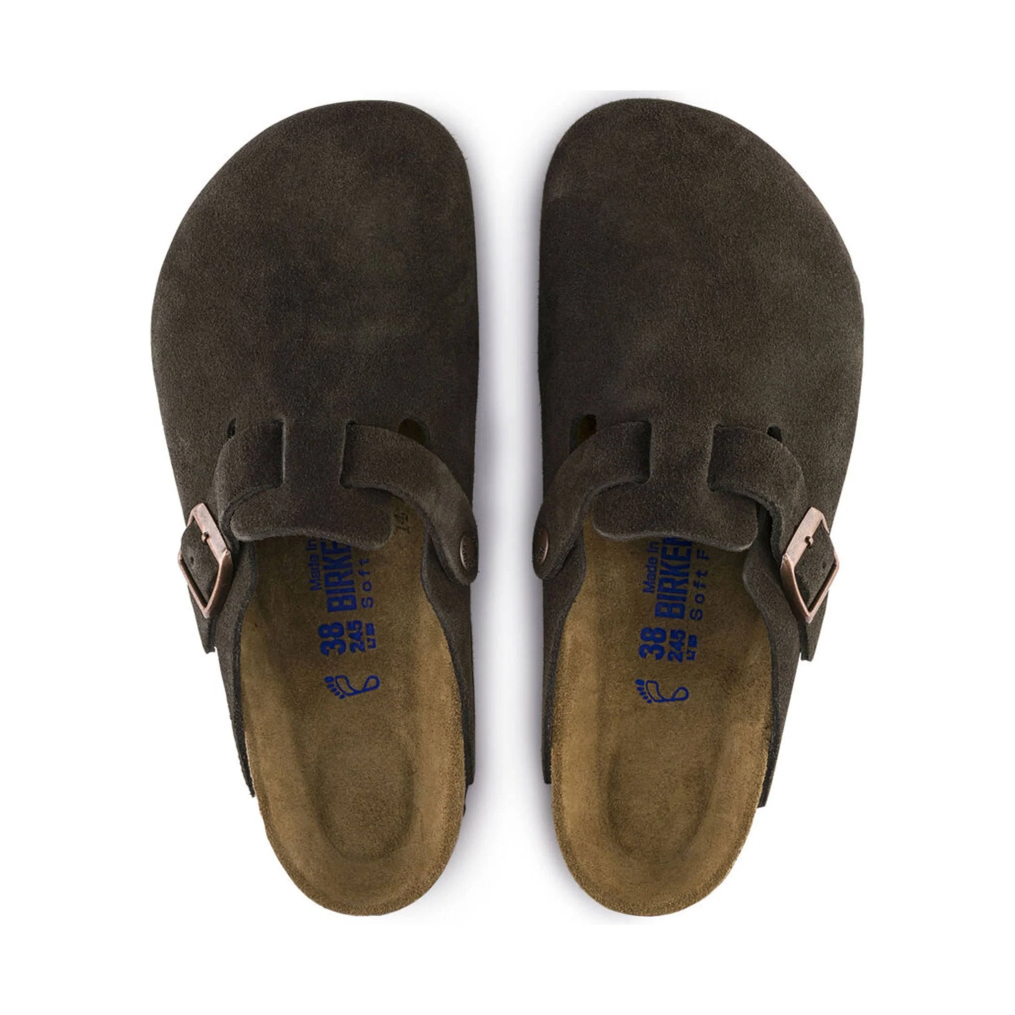 Birkenstock Boston Soft Footbed - Suede Mocha - Image 3