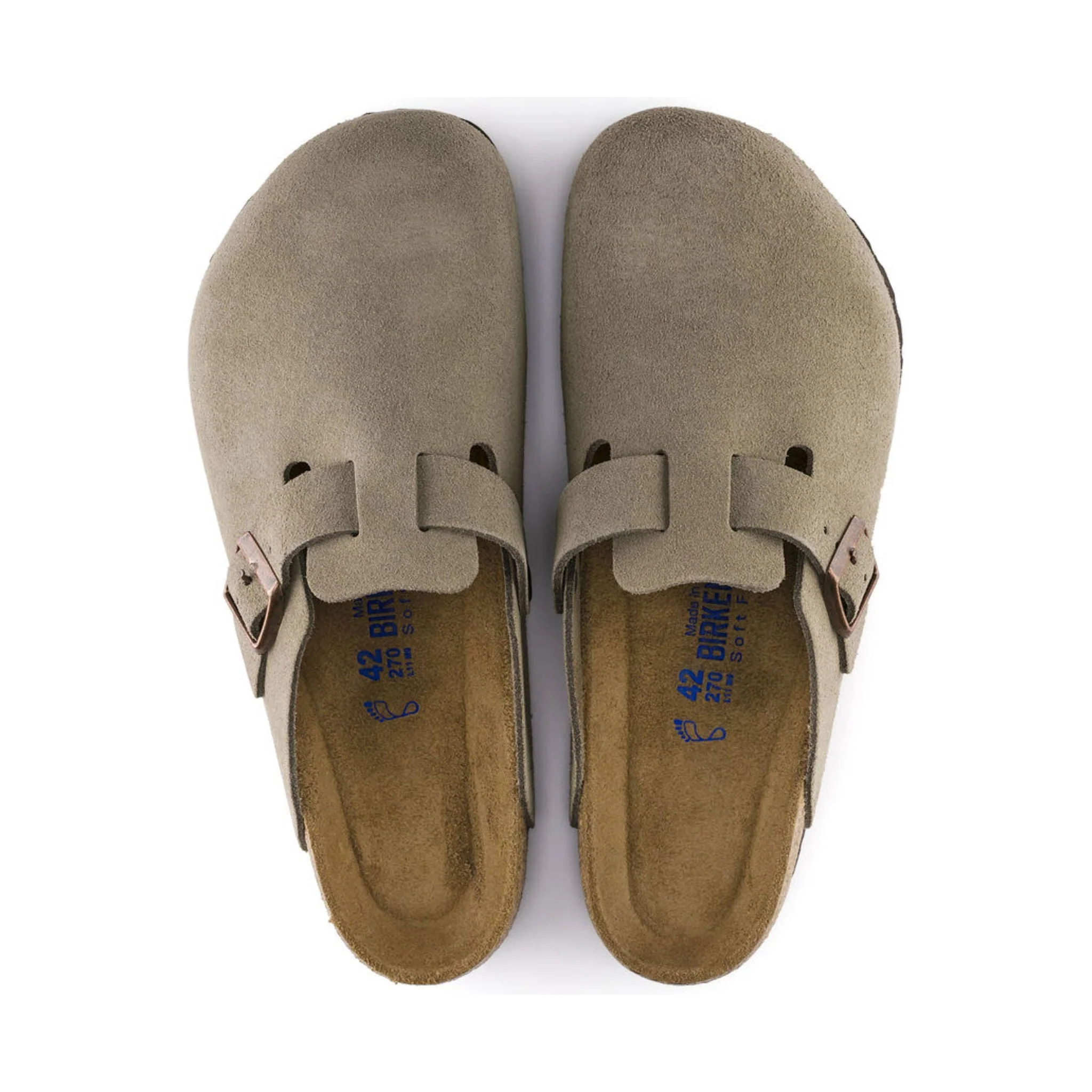 Birkenstock Boston Soft Footbed - Suede Taupe - Image 5