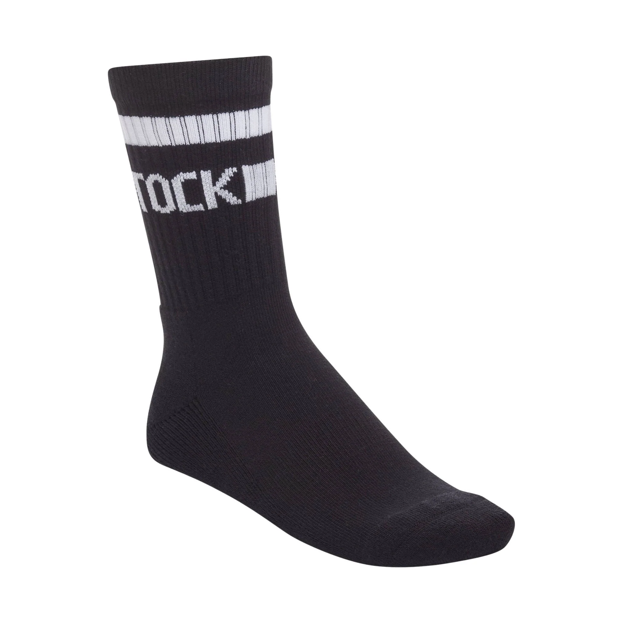 Birkenstock Cotton Crew Stripe Socks - Black/White