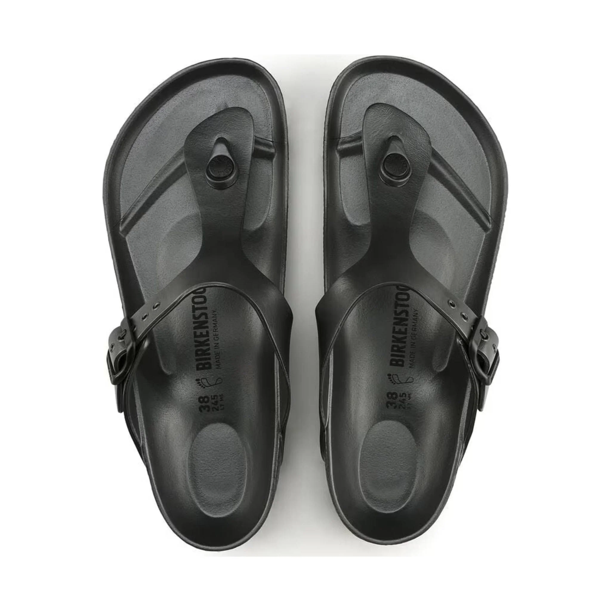 Birkenstock Gizeh Essentials EVA Sandal - Metallic Anthracite - Image 2