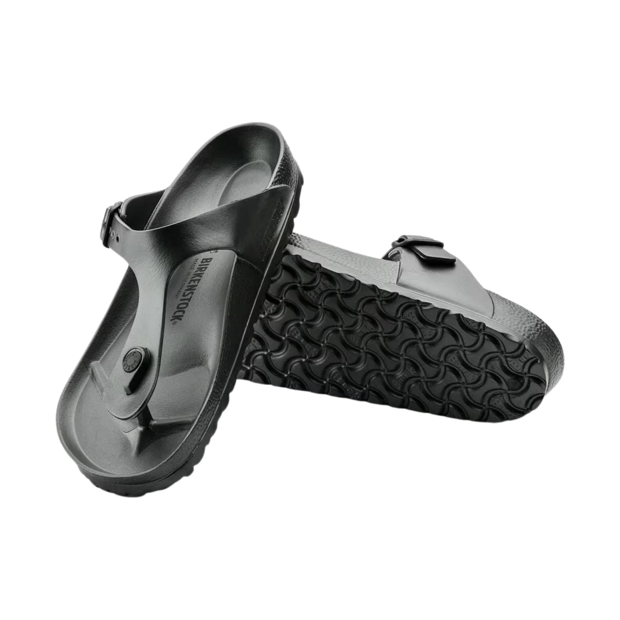 Birkenstock Gizeh Essentials EVA Sandal - Metallic Anthracite - Image 3