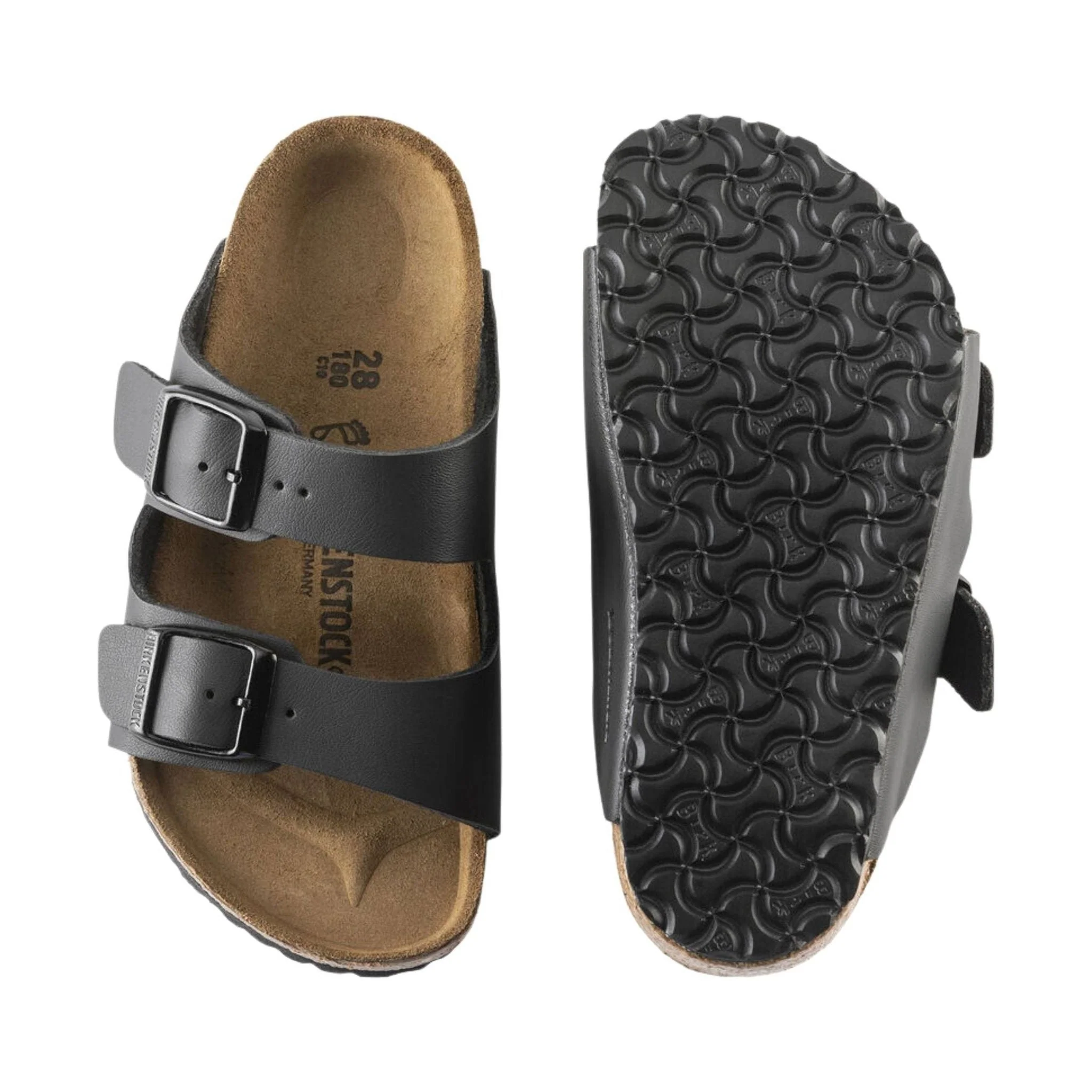 Birkenstock Kids' Arizona Sandal - Black - Image 3