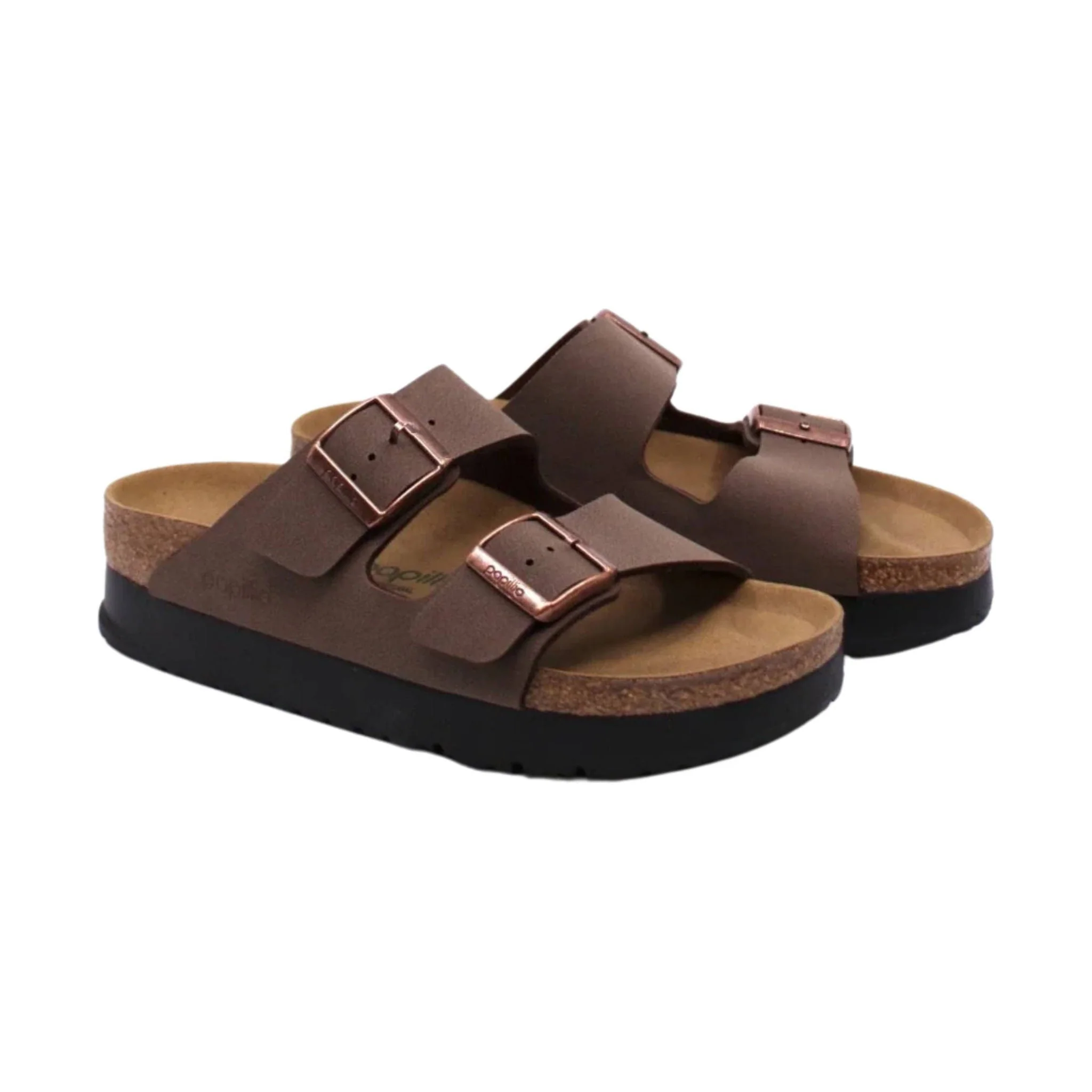 Birkenstock Papillio Arizona Platform Vegan Sandal - Mocha - Image 2
