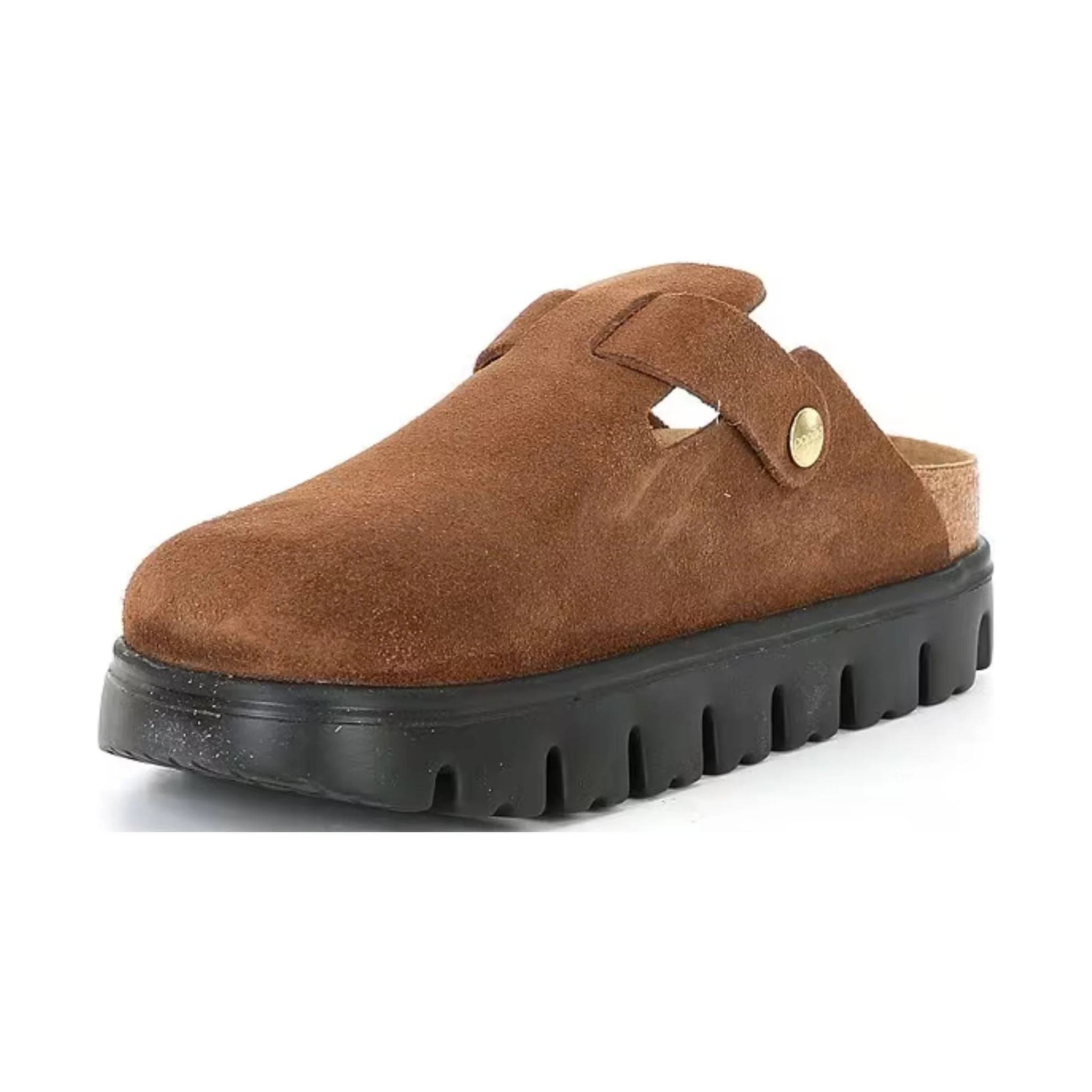 Birkenstock Papillio Boston Chunky Clog - Dark Tea Natural - Image 5