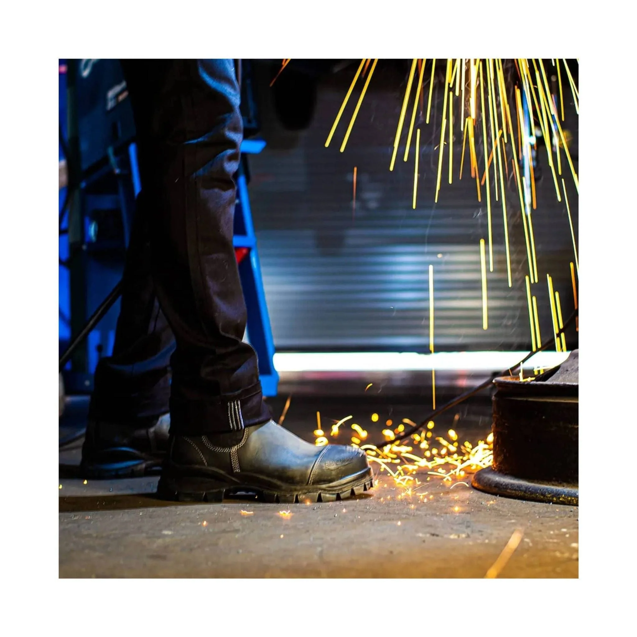 Blundstone Extreme Series Steel Toe Work Boots - Black - Image 3