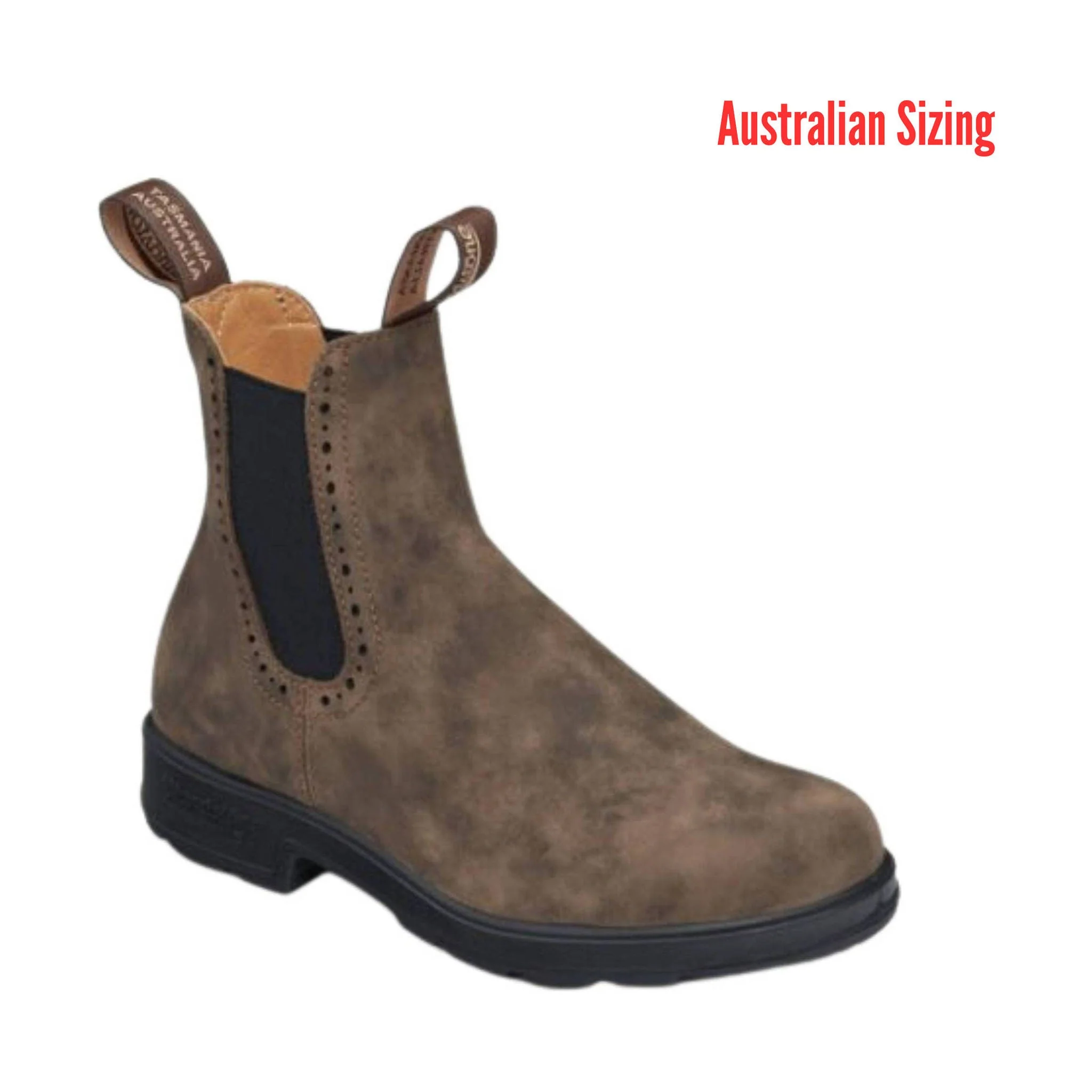 Blundstone Original Pull On High Top Boots - Rustic Brown