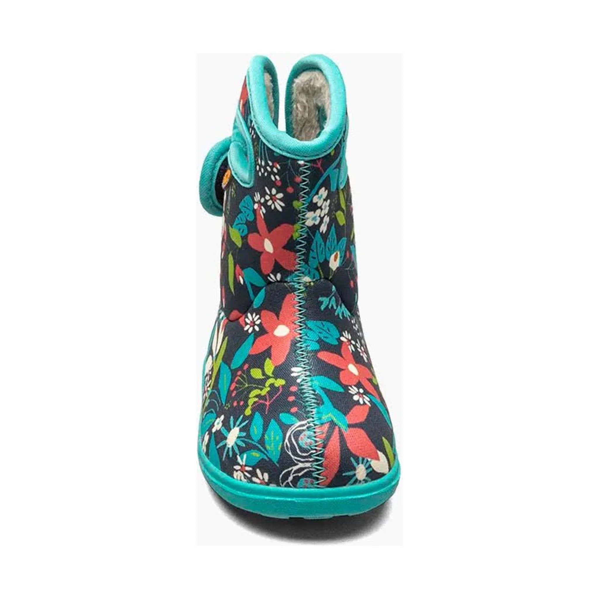 Bogs Baby II Cartoon Flower Rain Boot - Ink Blue Multi - Image 2