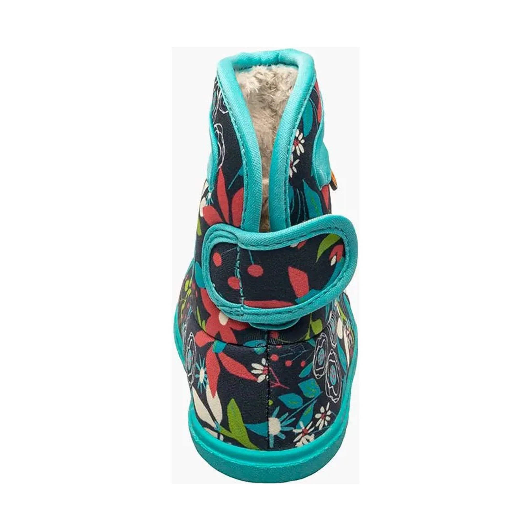 Bogs Baby II Cartoon Flower Rain Boot - Ink Blue Multi - Image 3