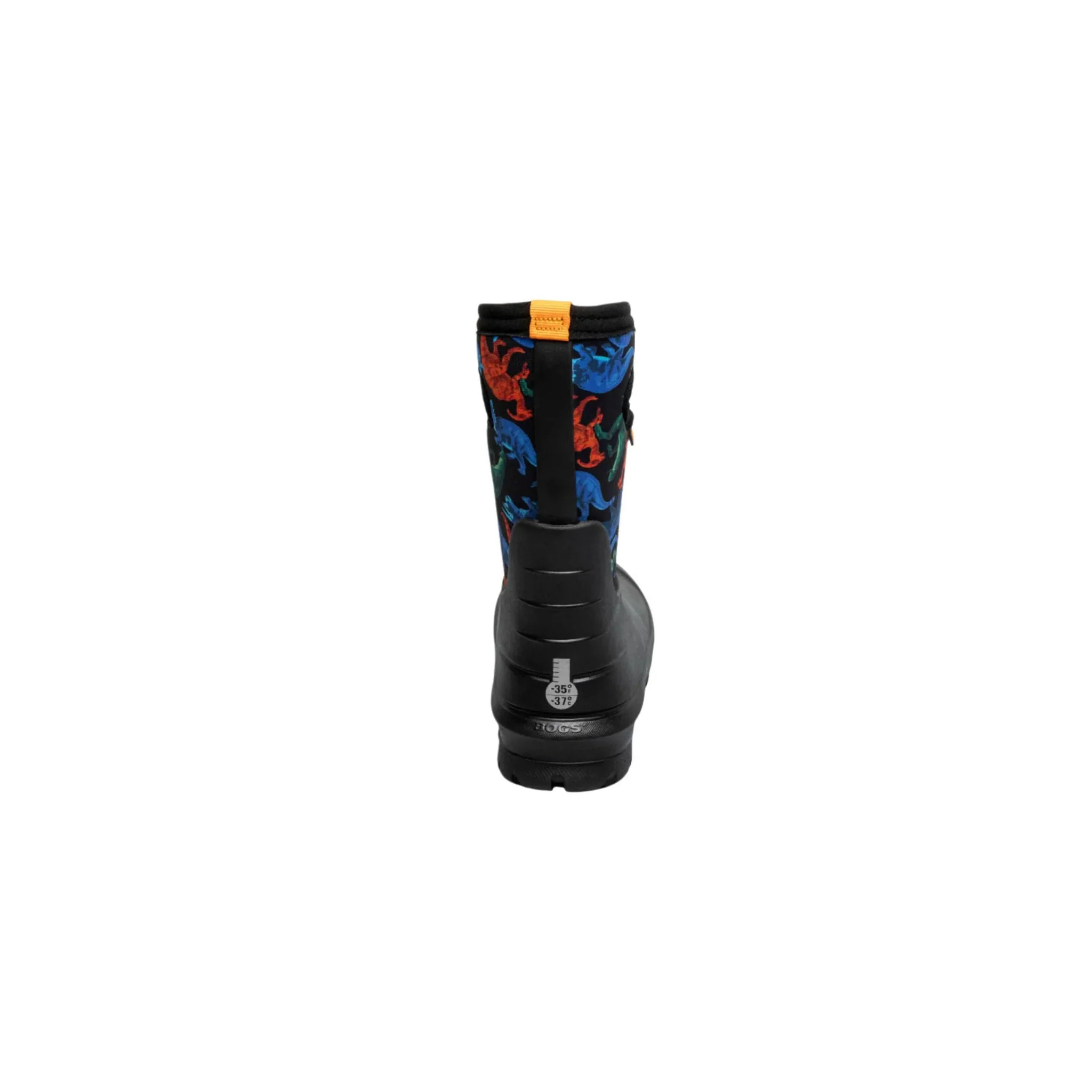 Bogs Kids' Neo Classic Real Dino Waterproof Winter Boots - Black Multi - Image 3