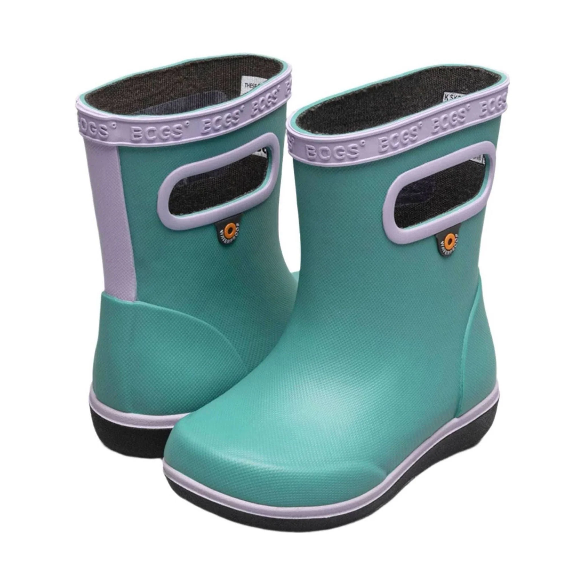 Bogs Kids' Skipper II Solid Rain Boots - Teal - Image 4
