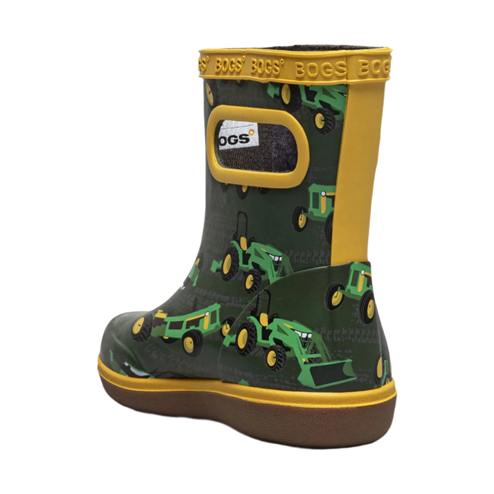 Bogs Kids' Skipper II Tractor Rain Boots- Green Multi - Image 2