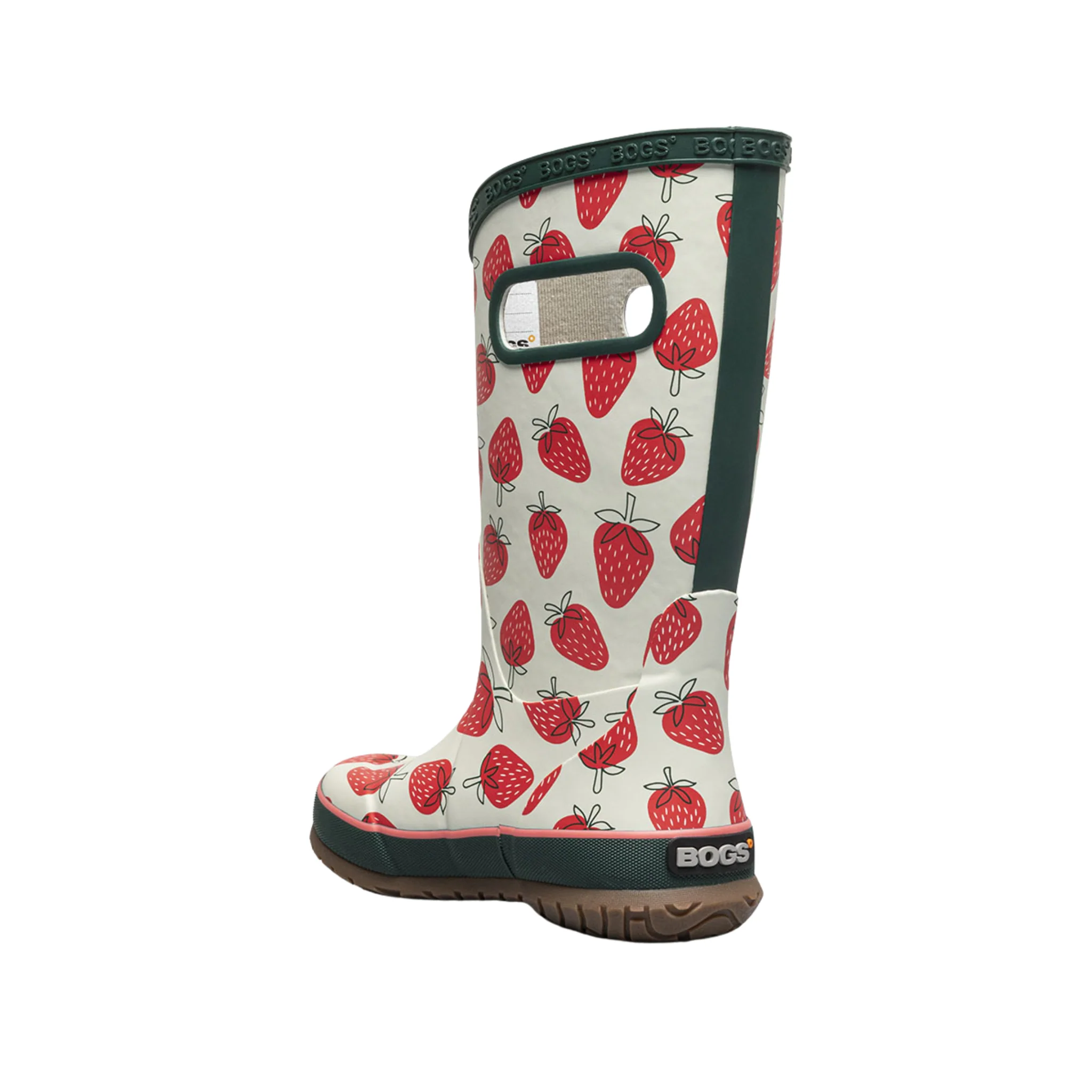 Bogs Kids' Strawberries Rain Boots - Moss Multi - Image 2