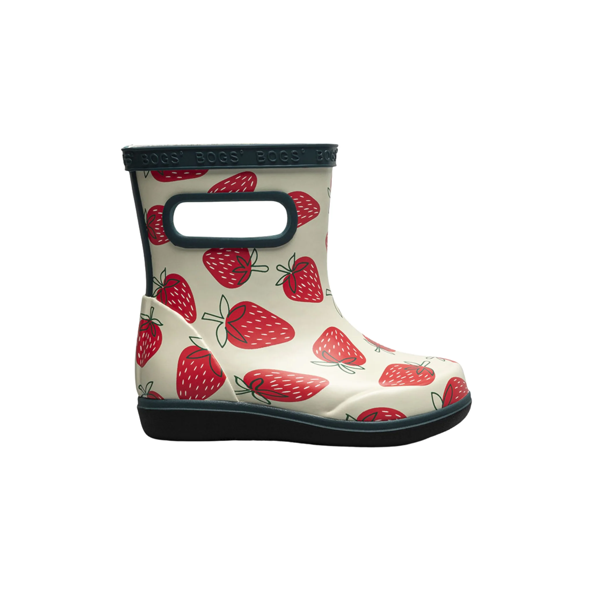 Bogs Toddlers' Skipper II Strawberries Rain Boots - Moss Multi
