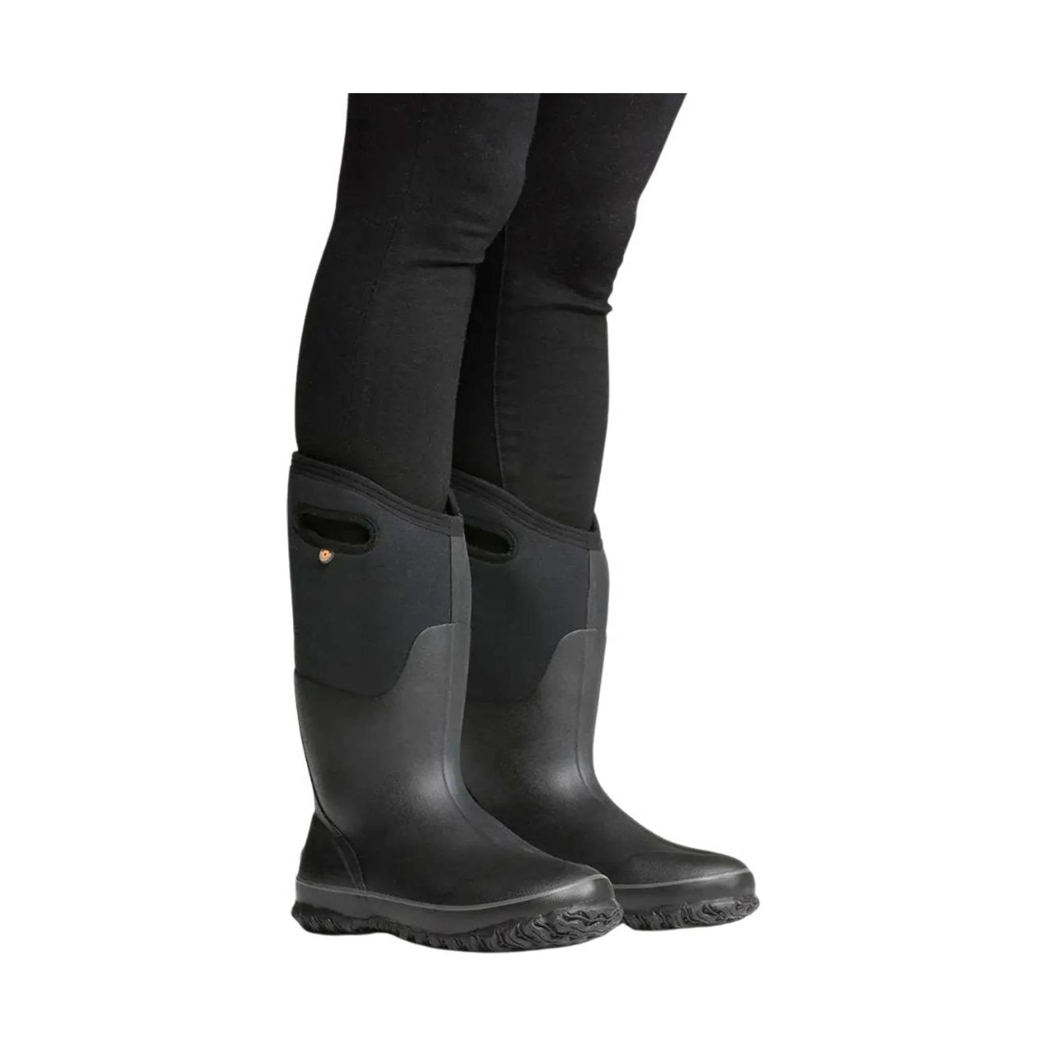 Bogs Women's Classic High With Handles Rain Boot - Black - Image 3