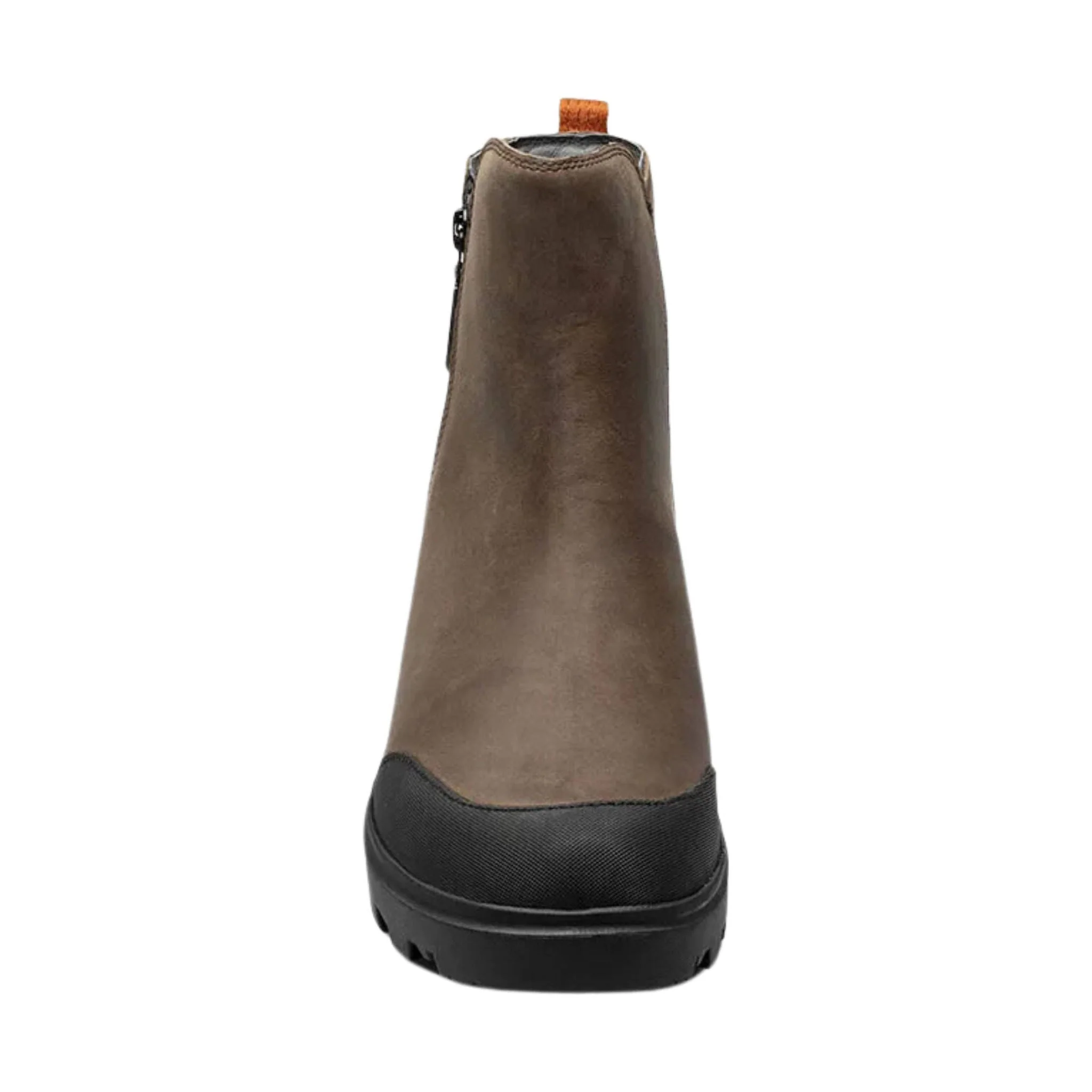 Bogs Women's Holly Zip Leather Rain Boot - Brown - Image 2