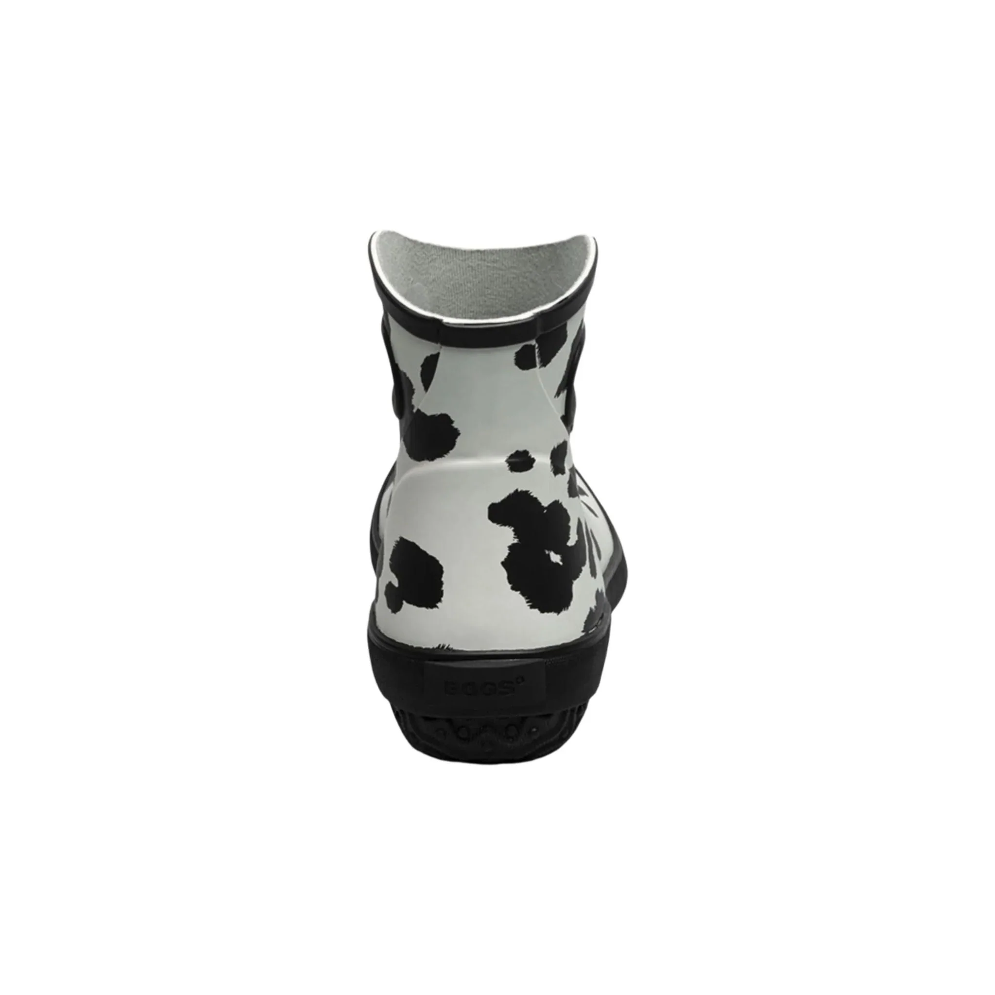 Bogs Women's Patch Ankle Cow Garden Rain Boots - Black/ White - Image 3