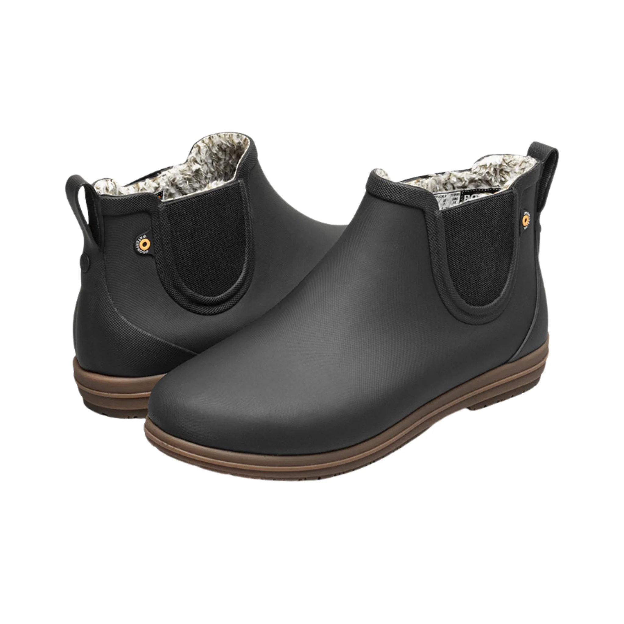 Bogs Women's Sweetpea II Chelsea Plush Rain Boots - Black - Image 3