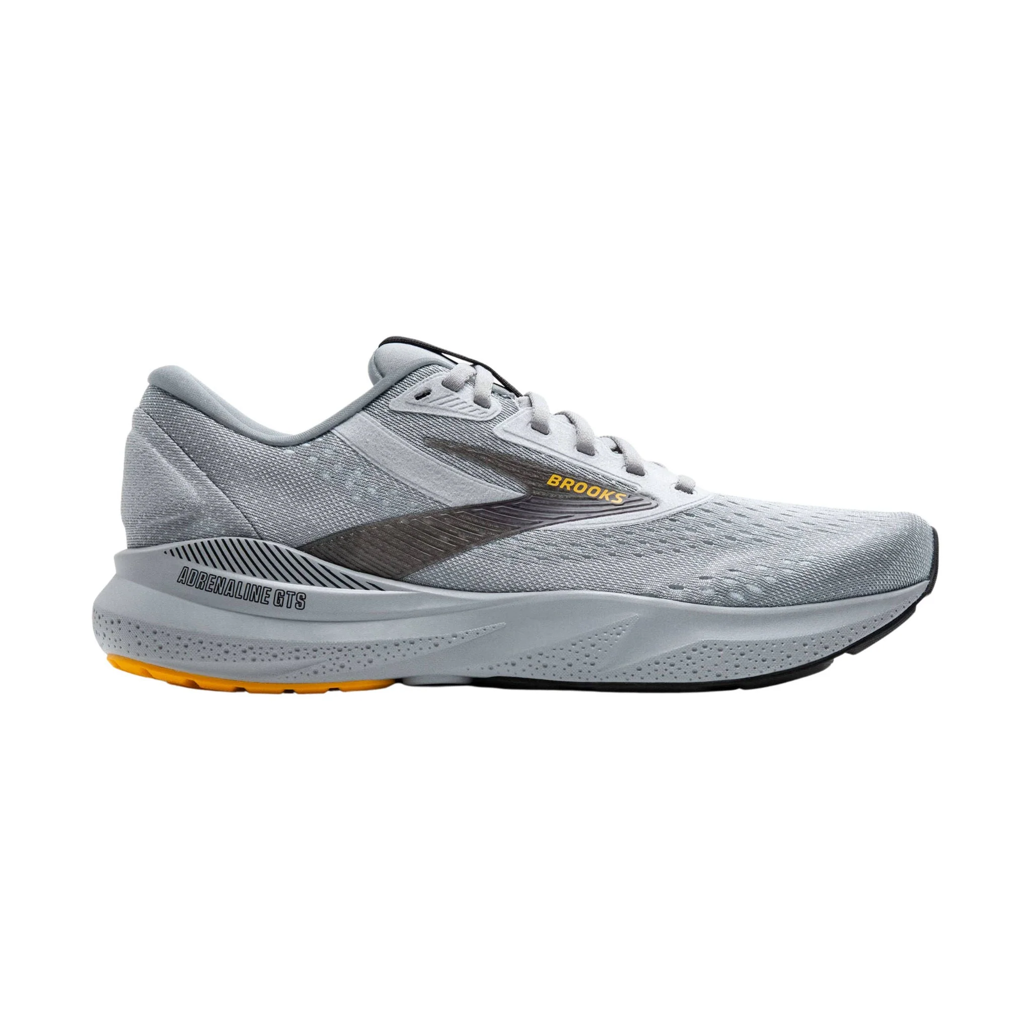Brooks Men's Adrenaline GTS 24 Road Running Shoes - Alloy/White/Gold Fusion