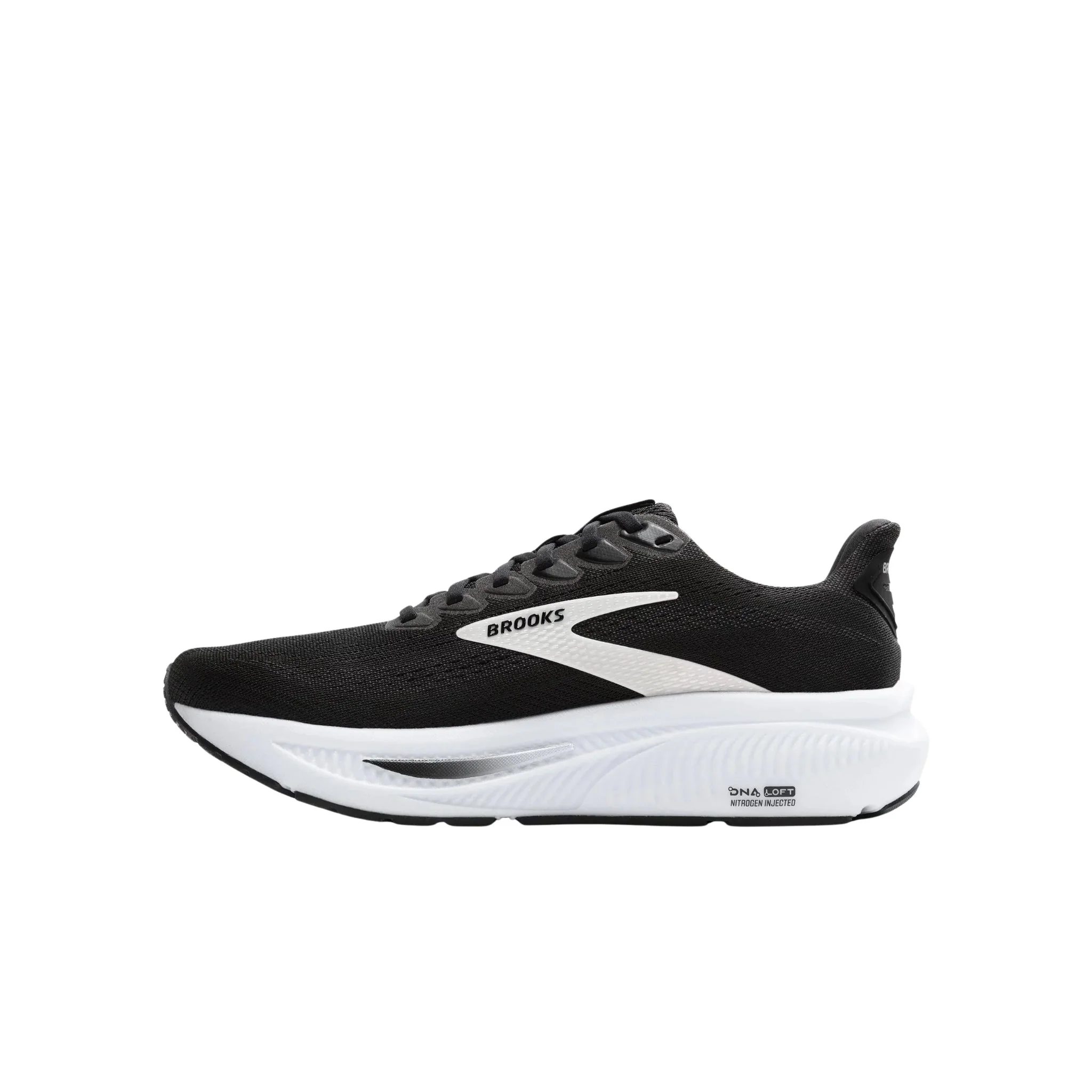 Brooks Men's Ghost 17 Running Shoes - Black/Grey/White - Image 2