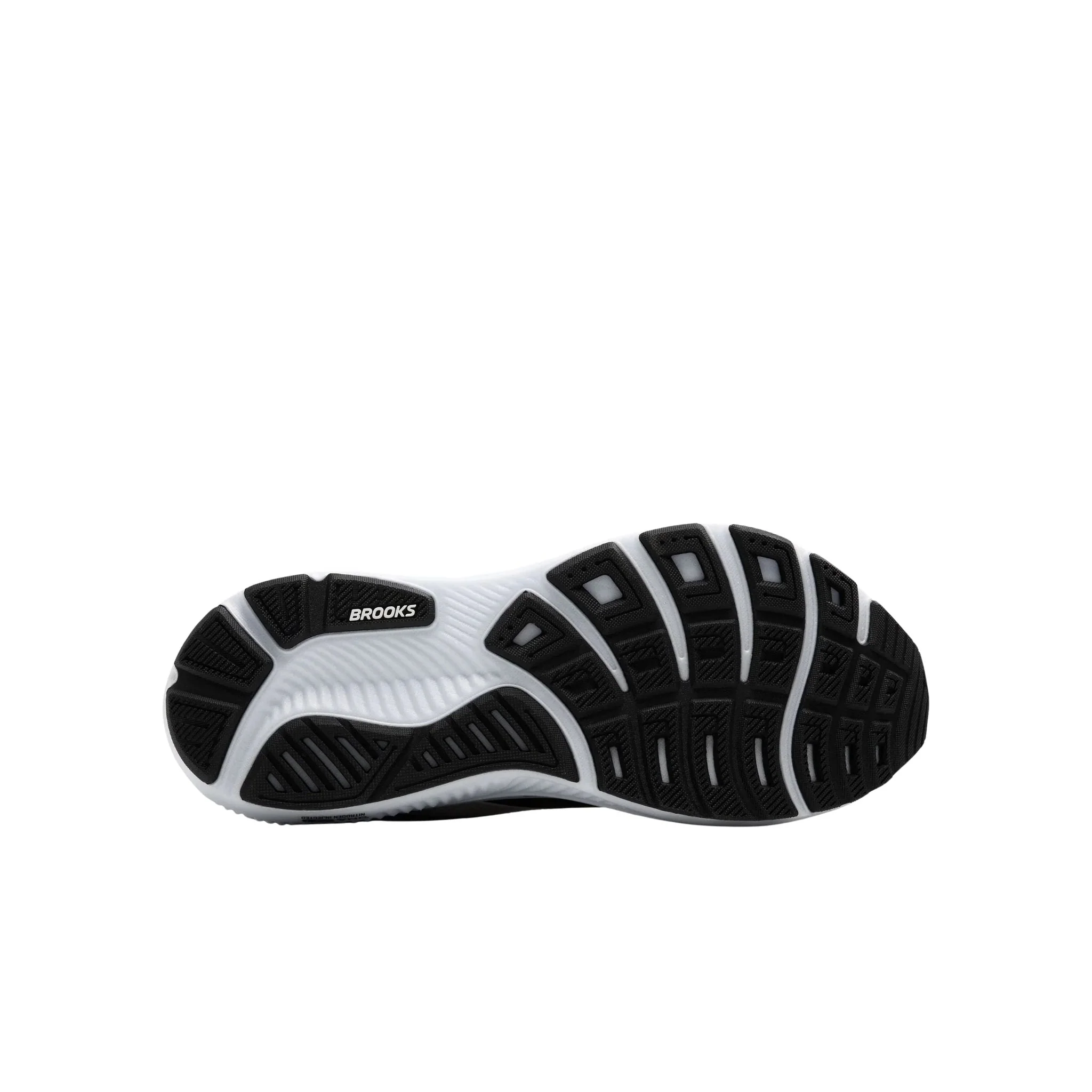 Brooks Men's Ghost 17 Running Shoes - Black/Grey/White - Image 5