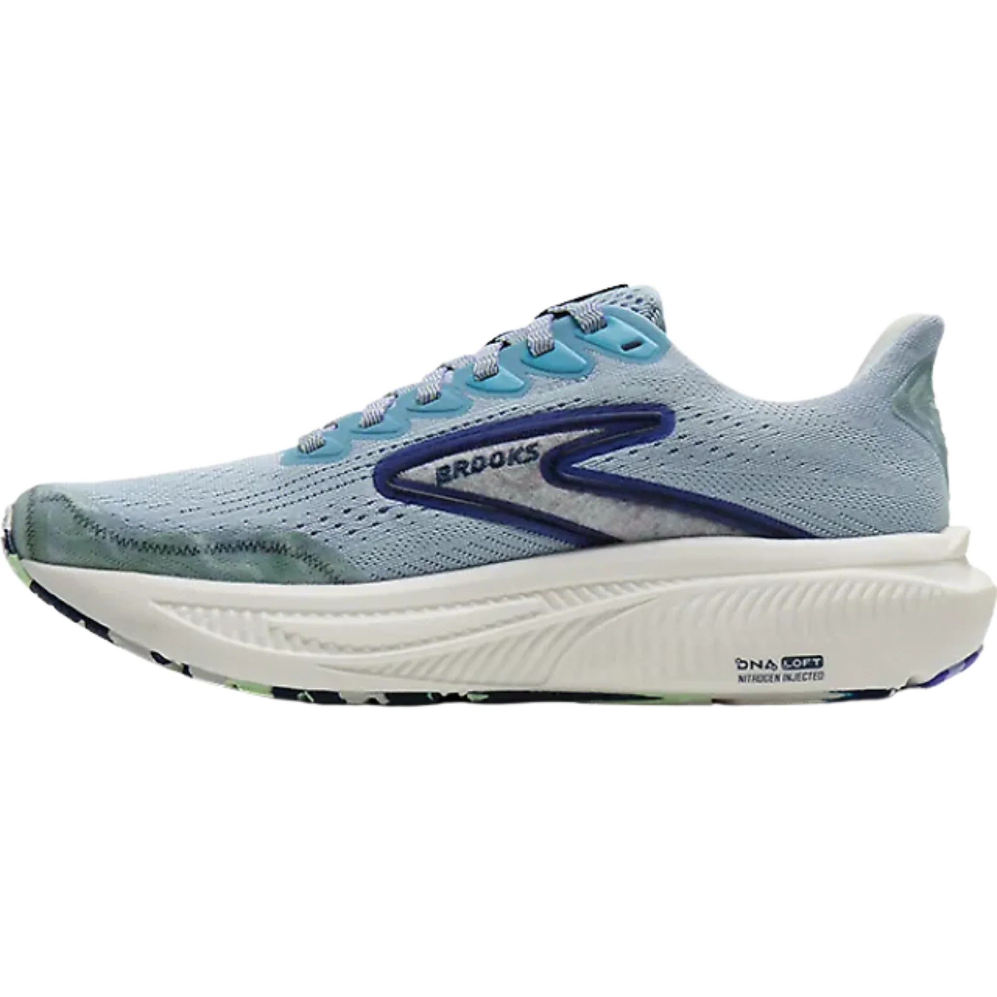 Brooks Men's Ghost 17 Running Shoes - Kentucky/Blue/Lavender - Image 2