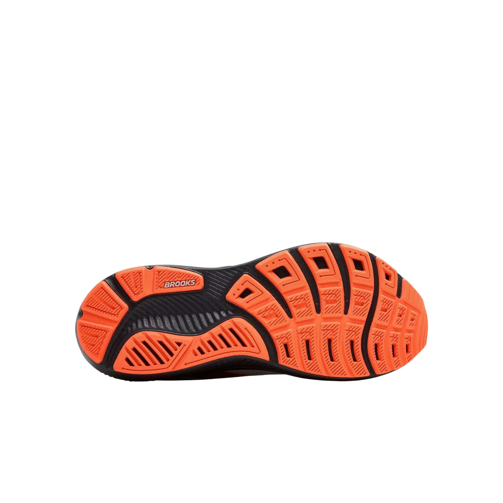 Brooks Men's Ghost 17 Running Shoes - Oyster Mushroom/ Orange/ Ebony - Image 5