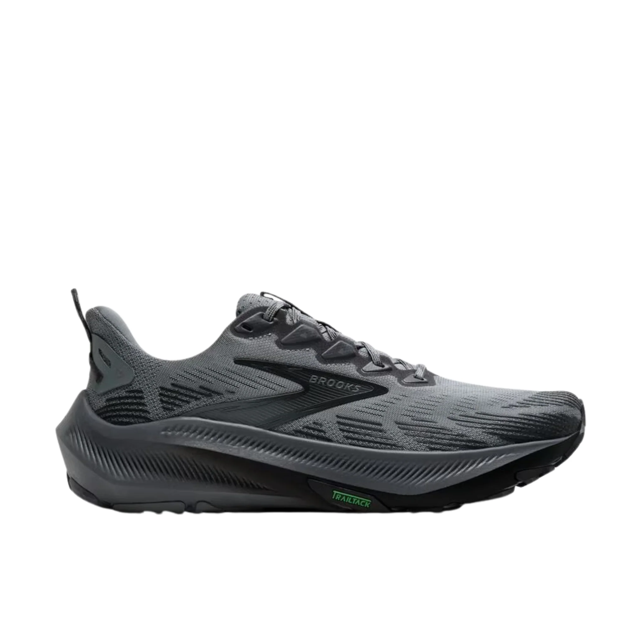 Brooks Men's Ghost Trail Shoes - Gray/Gray/Blackened Pearl