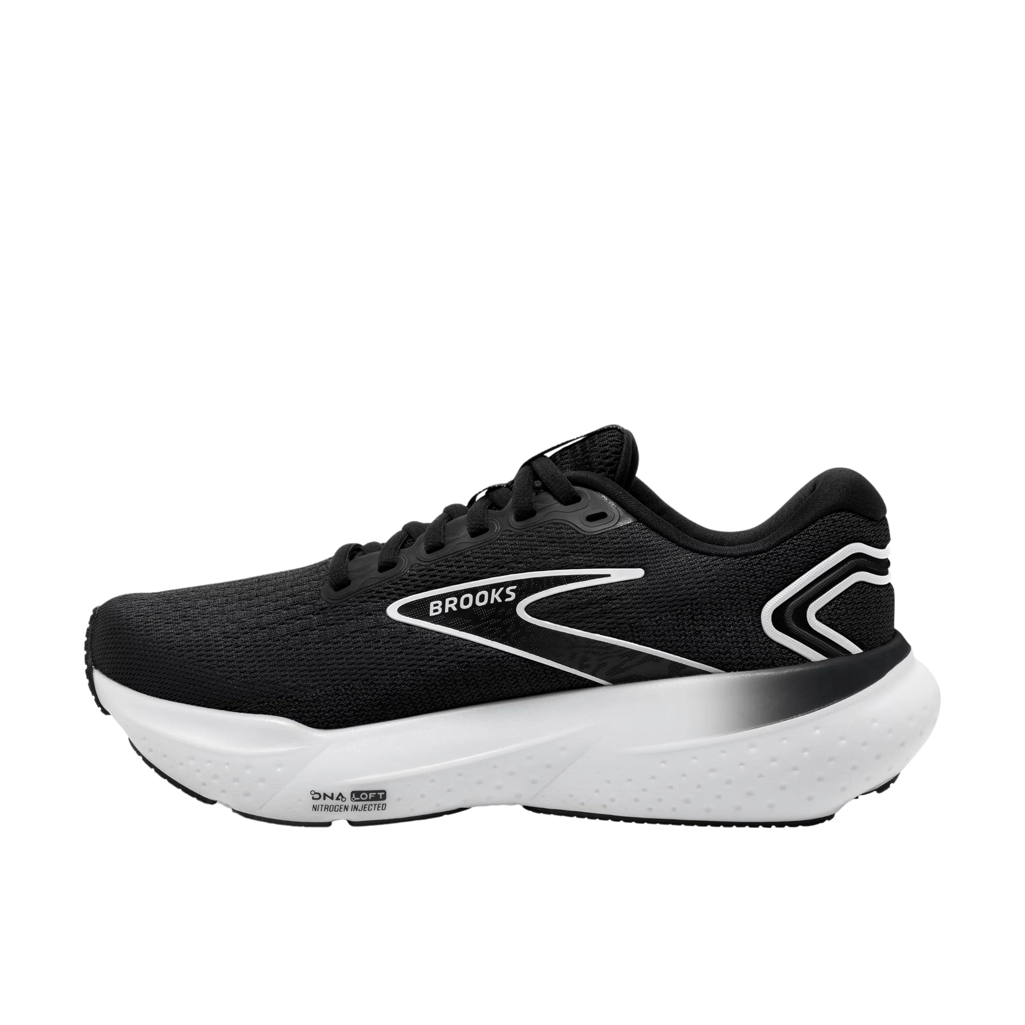 Brooks Men's Glycerin 21 Road Running Shoes - Black/Grey/White - Image 2