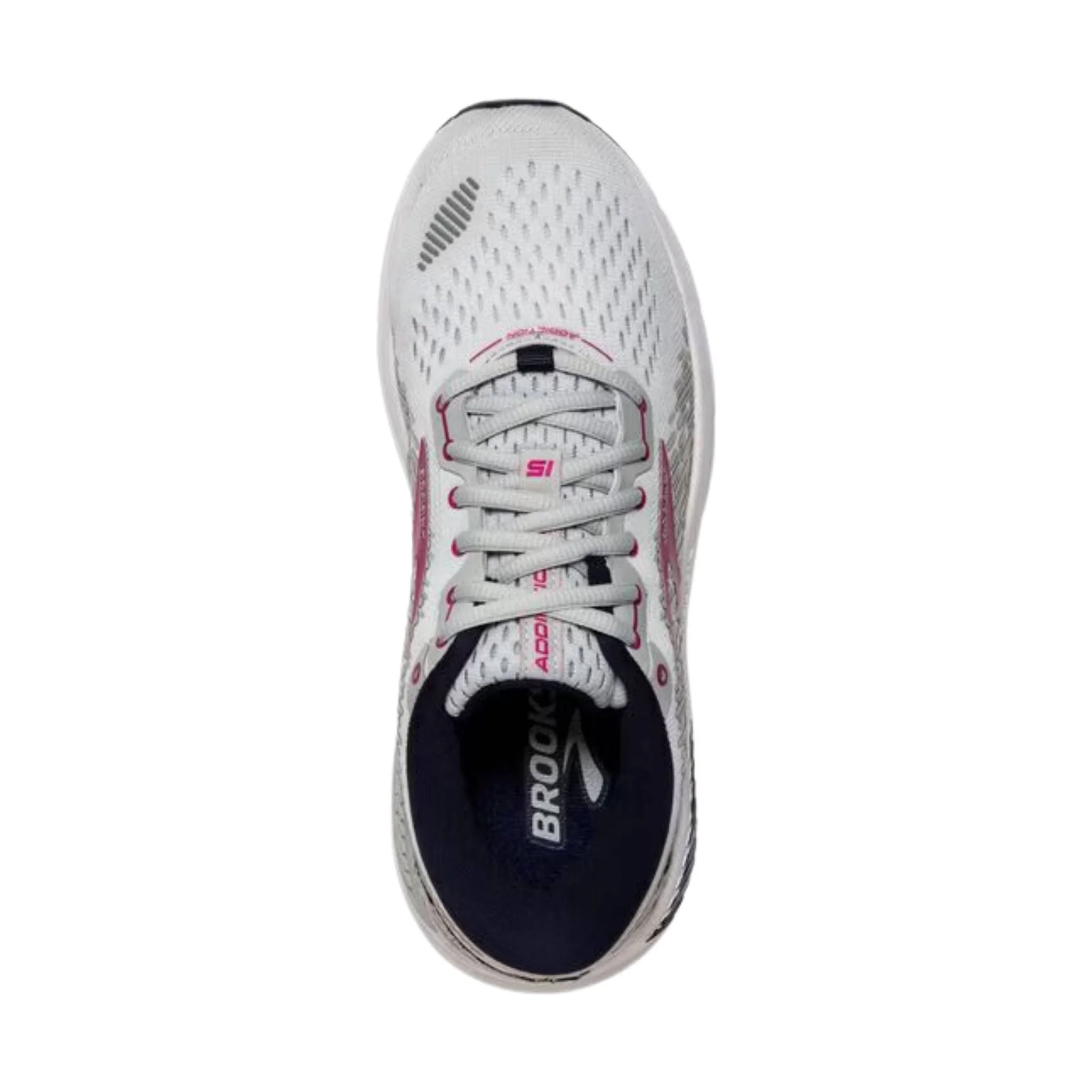 Brooks Women's Addiction GTS 15 Road Running Shoes - Oyster/Peacoat/Lilac Rose - Image 3