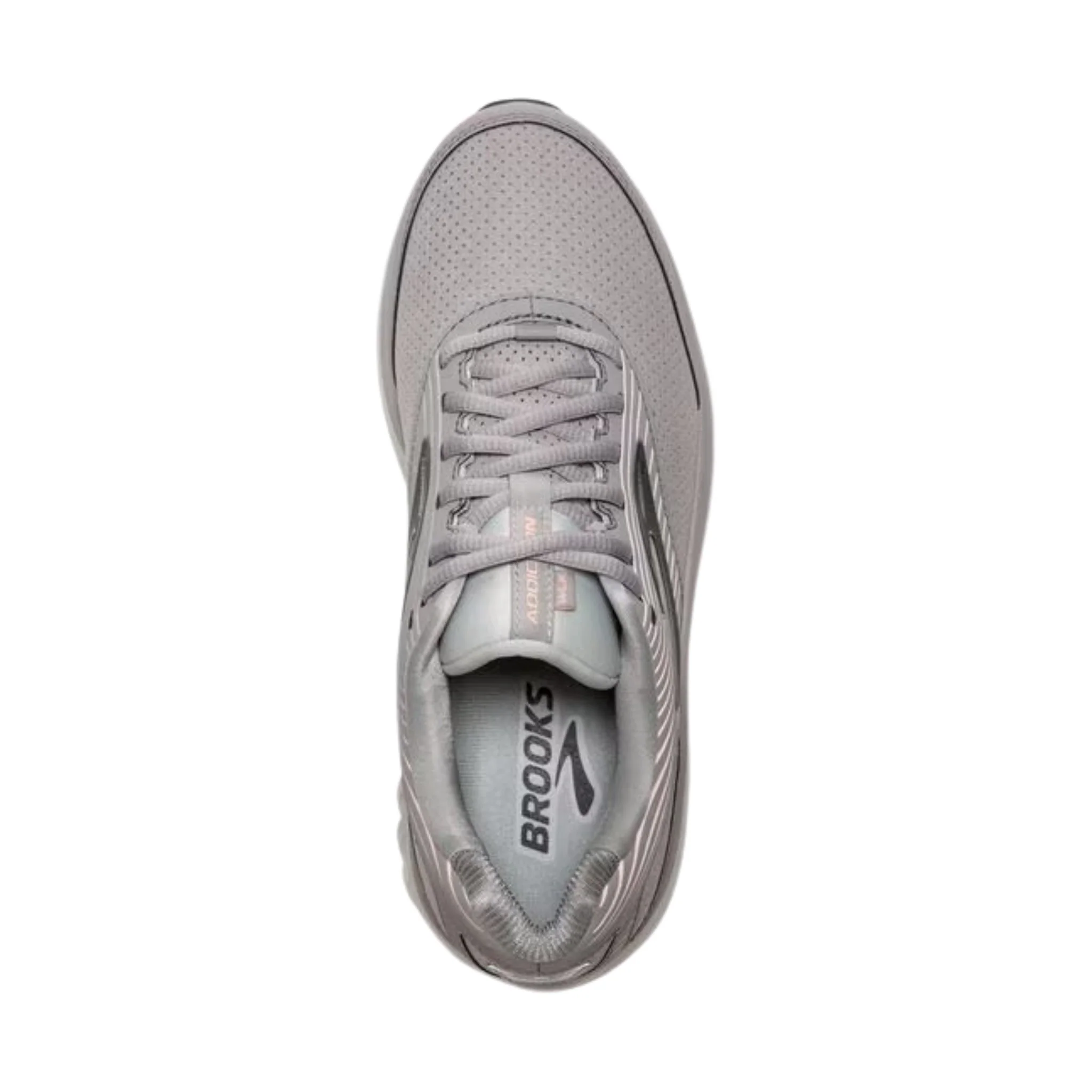 Brooks Women's Addiction Walker Suede Walking Shoes - Alloy/Oyster/Peach - Image 3