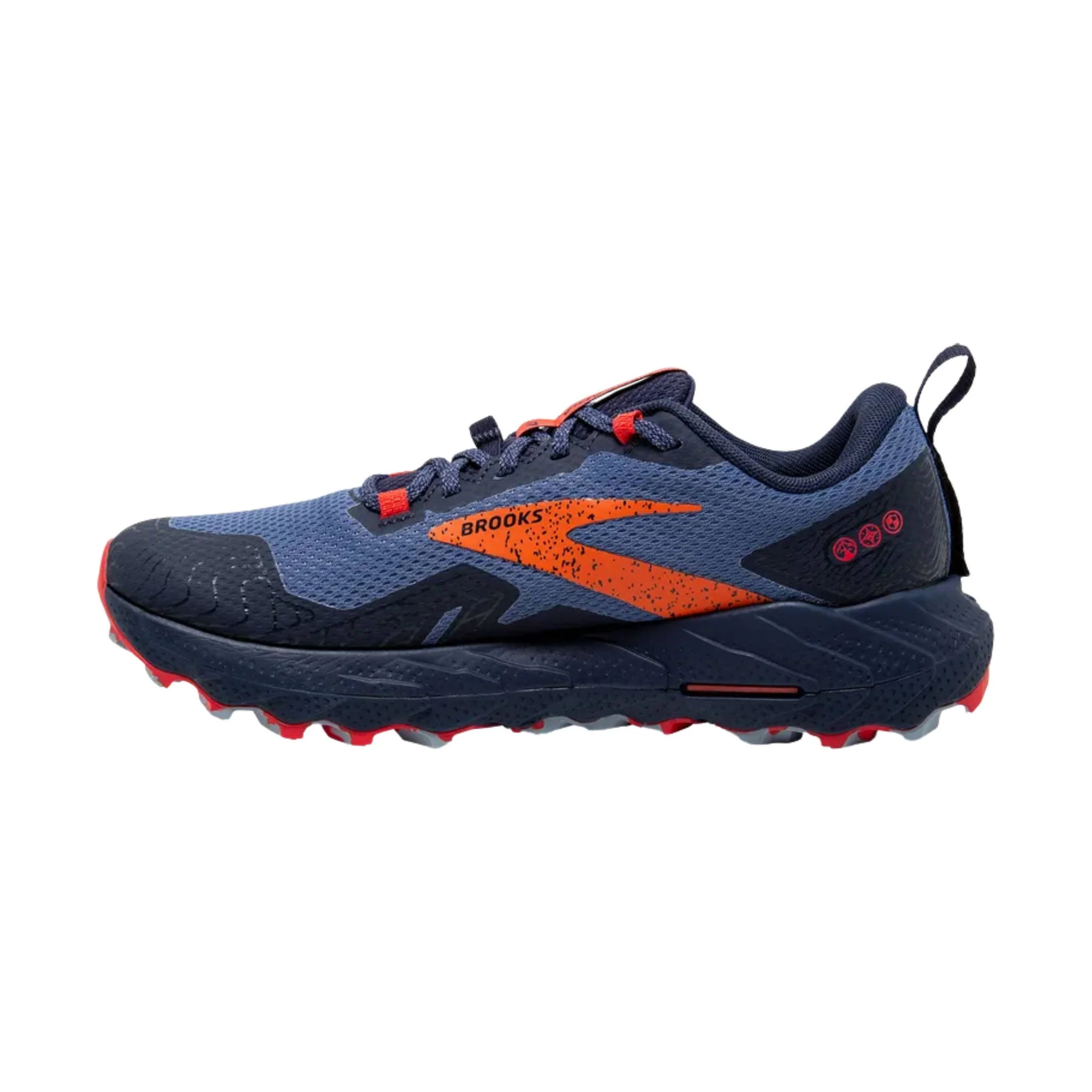 Brooks Women's Cascadia 17 GTX Trail Running Shoes - Navy/Bittersweet/Peacoat - Image 2