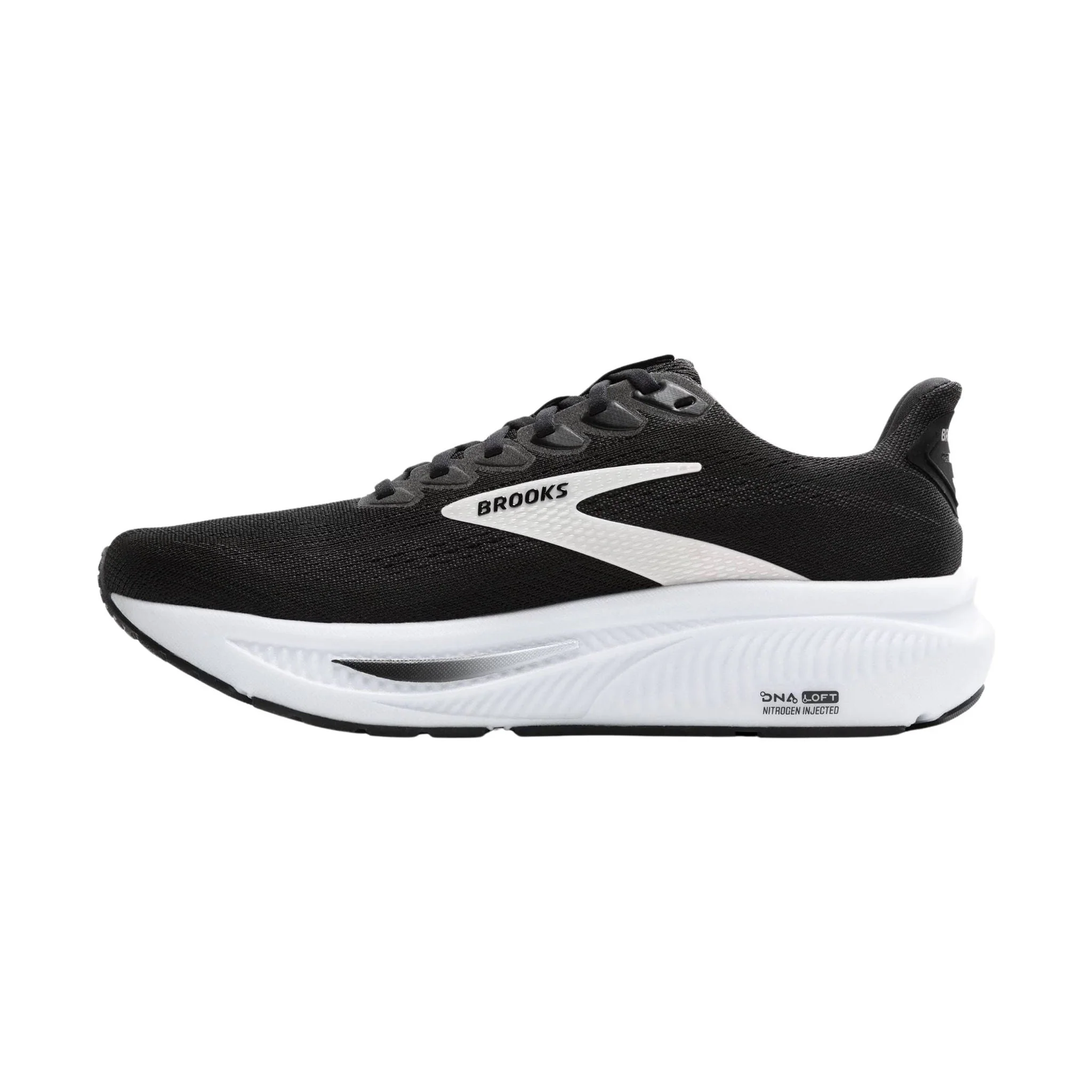Brooks Women's Ghost 17 Road Running Shoes - Black/Grey/White - Image 2