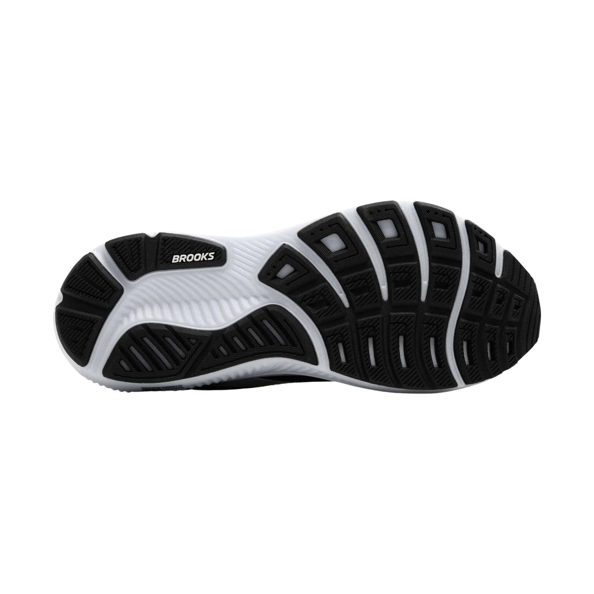 Brooks Women's Ghost 17 Road Running Shoes - Black/Grey/White - Image 5