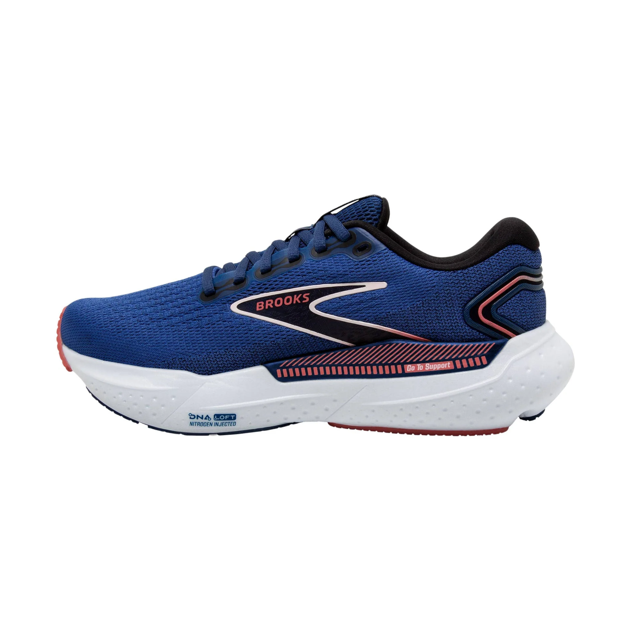 Brooks Women's Glycerin GTS 21 Road Running Shoes - Blue/Pink/Rose - Image 2