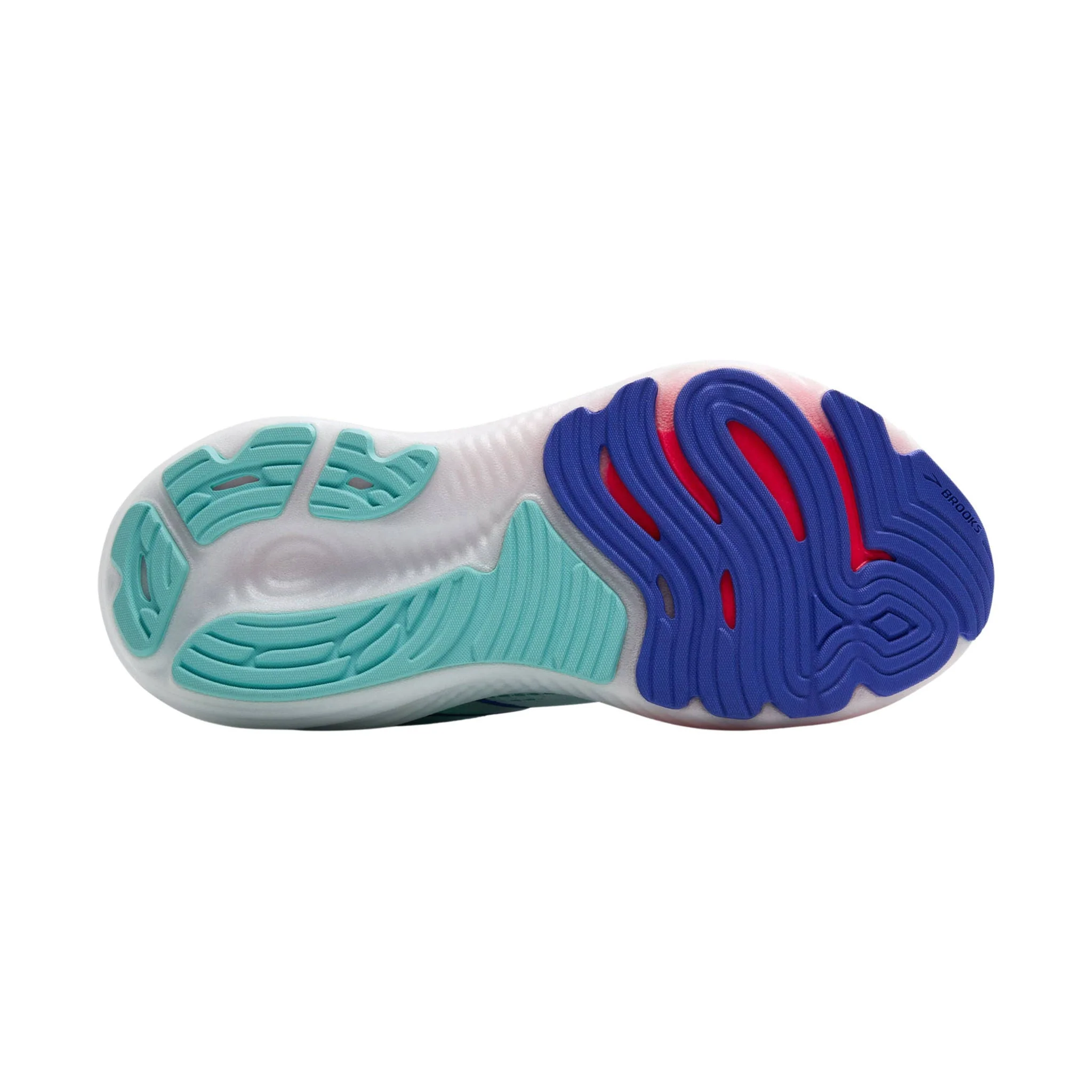 Brooks Women's Glycerin GTS 22 Road Running Shoes - White/Limpet Shell/Amparo Blue - Image 5