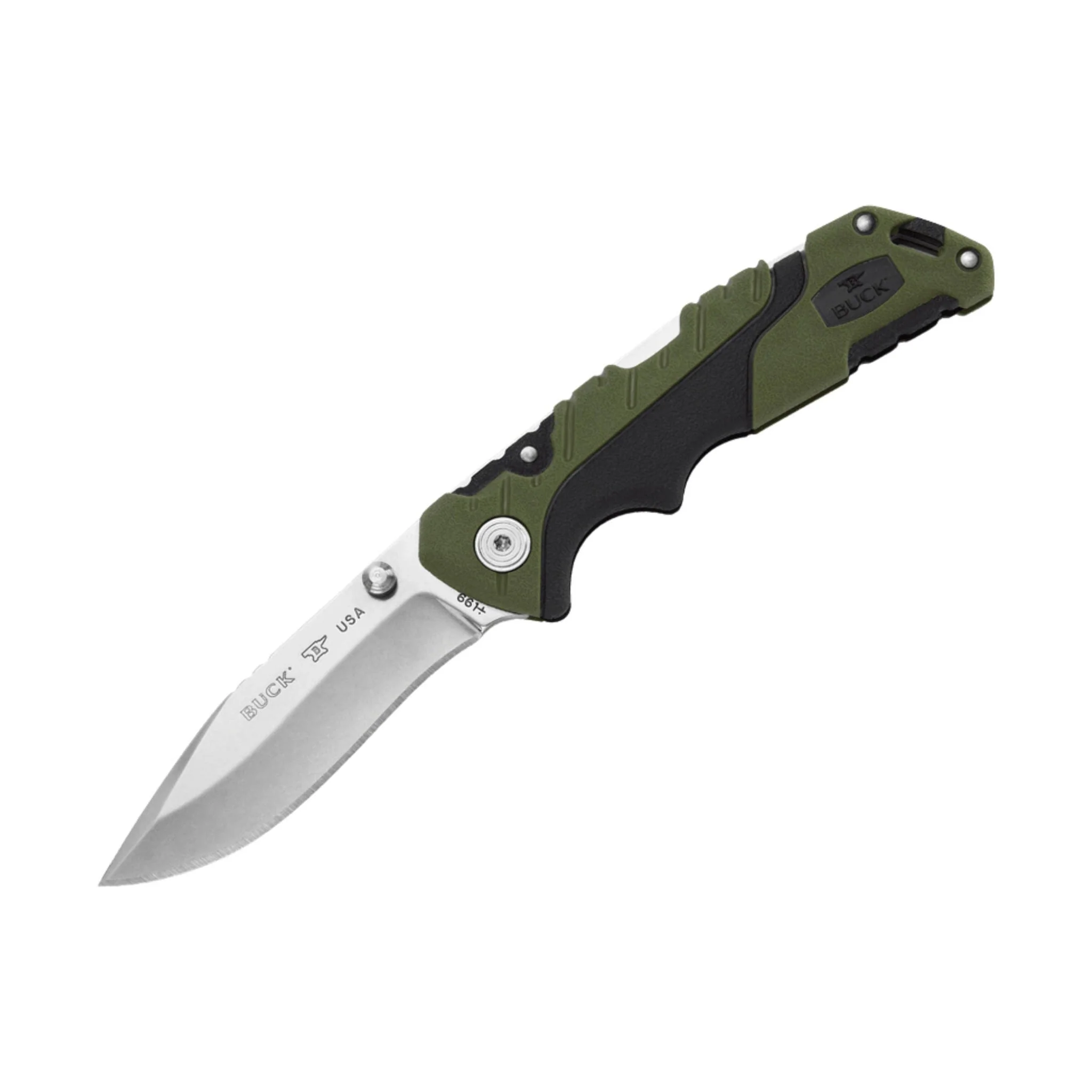 Buck Small Folding Pursuit Knife - Green/Black