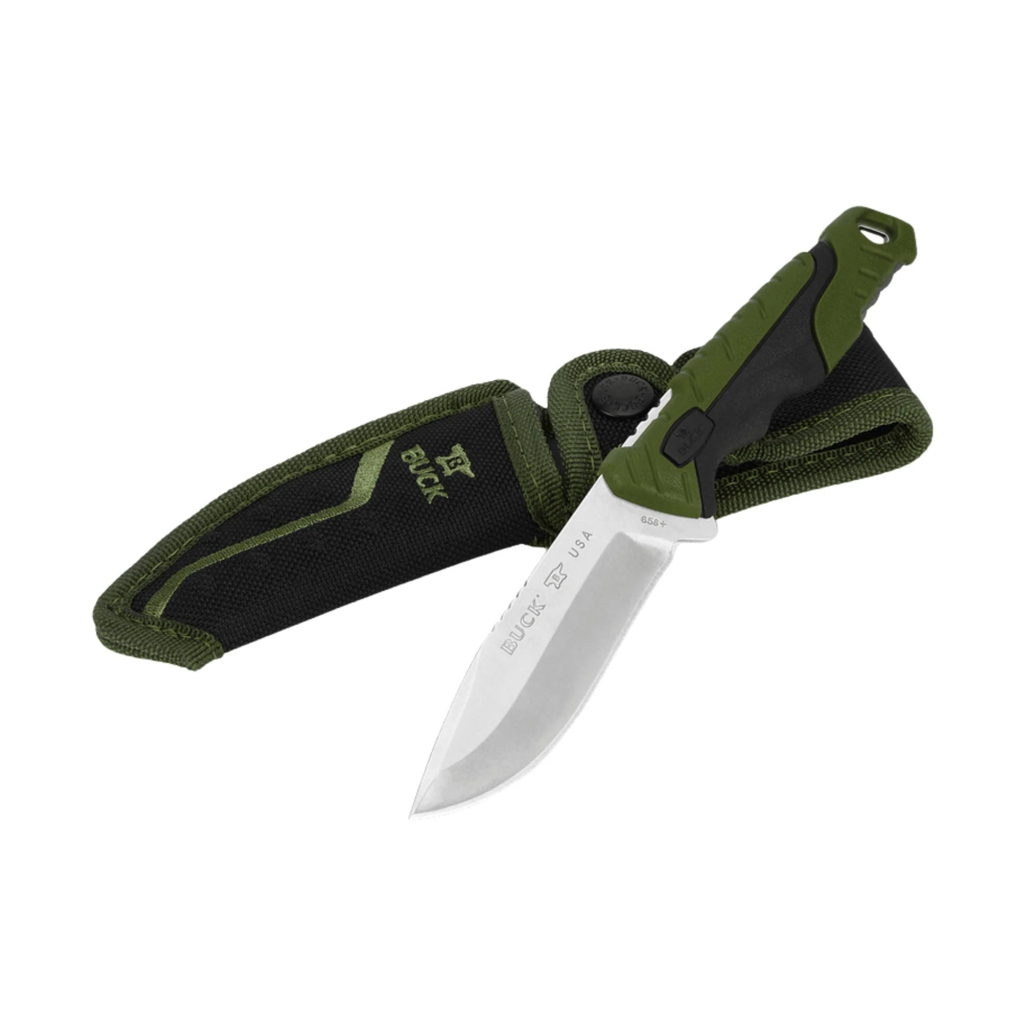 Buck Small Pursuit Knife - Green/Black - Image 4