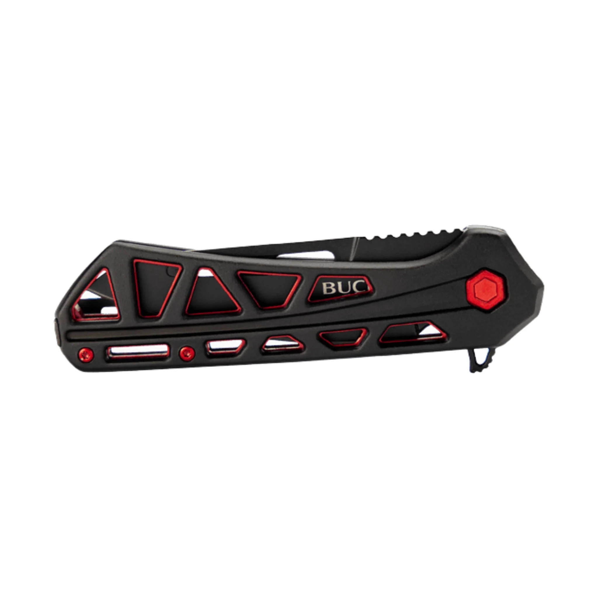 Buck Trace Ops Knife - Black/Red - Image 4