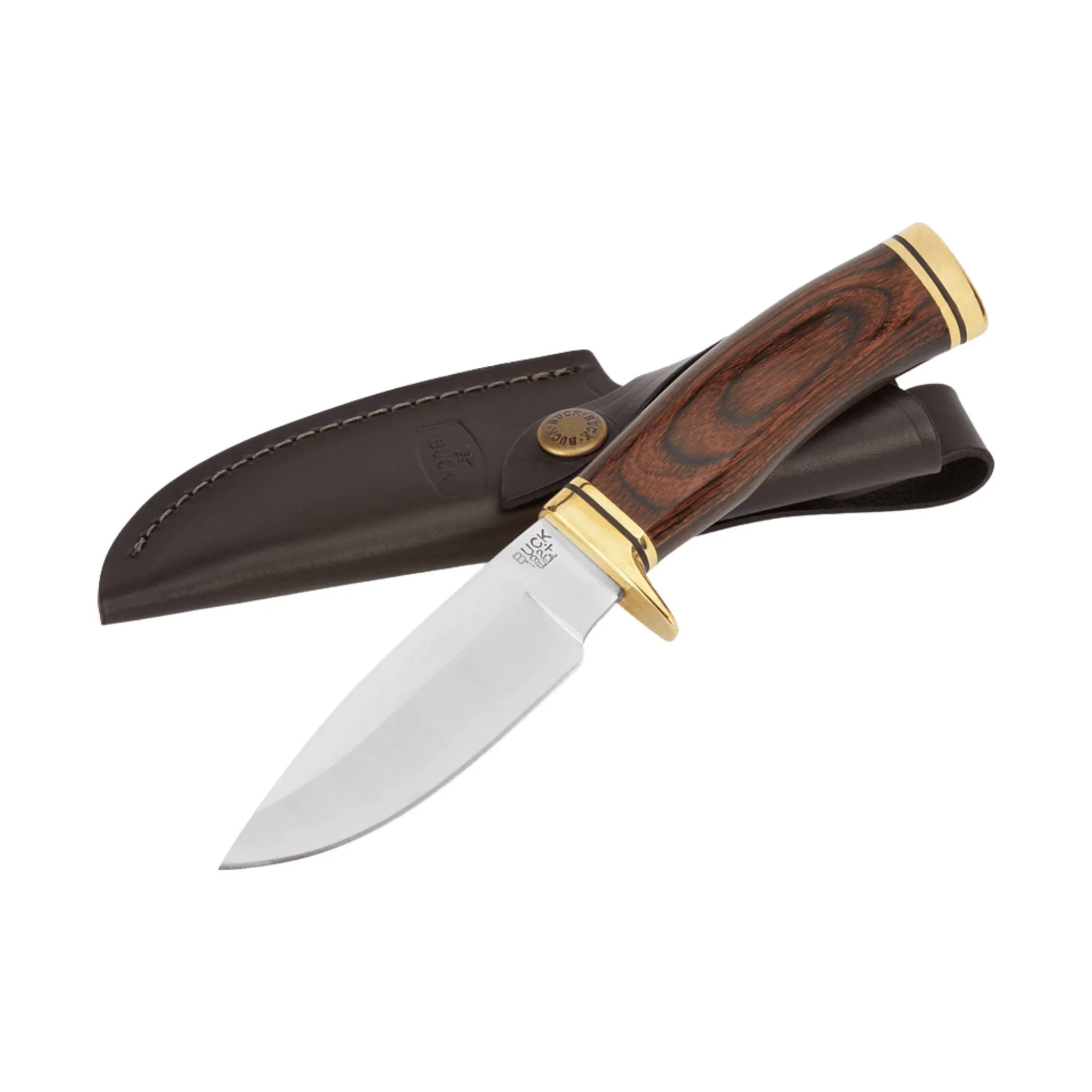 Buck Vanguard Heritage Knife - Walnut/Brass - Image 4