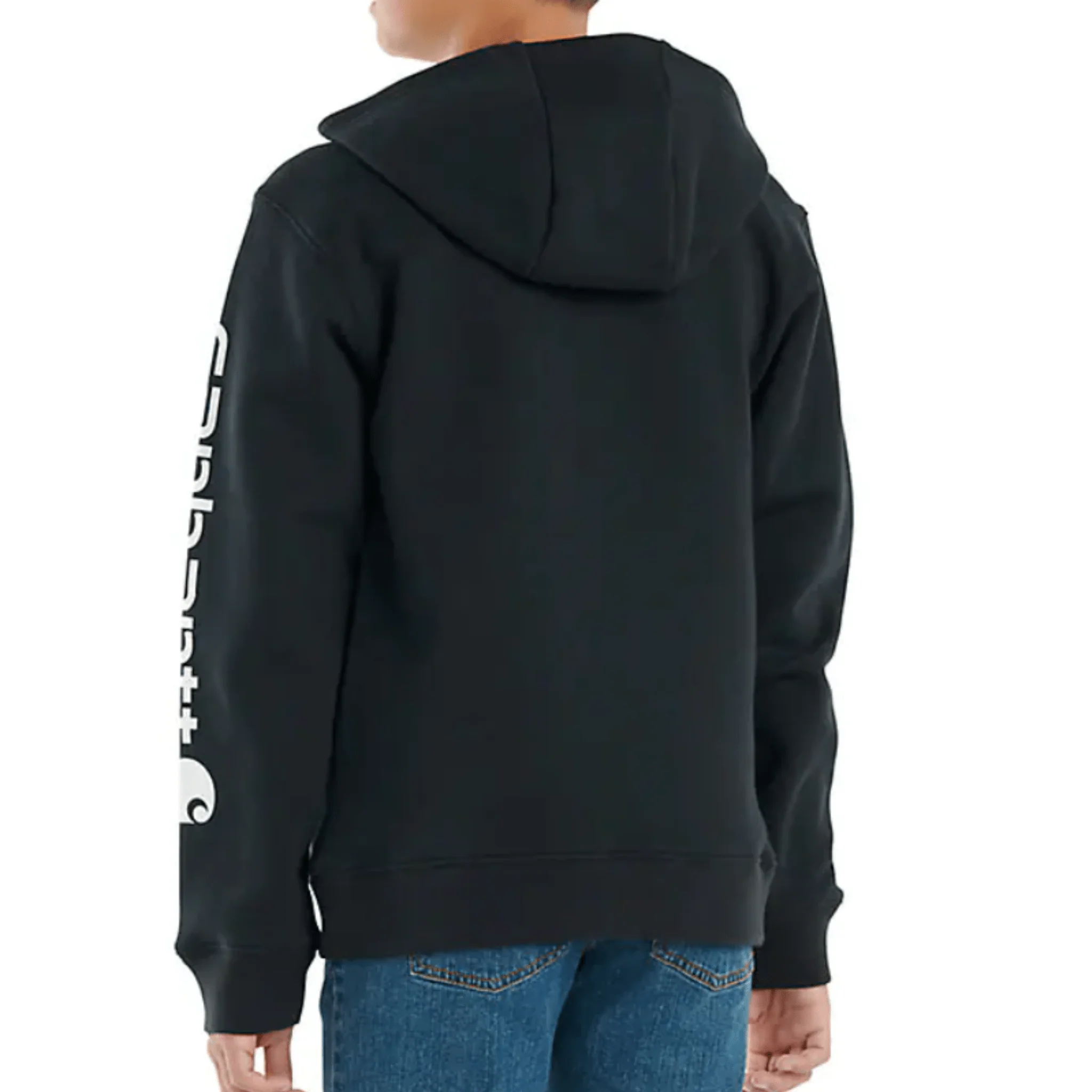 Carhartt Boys' Long Sleeve Graphic Sweatshirt - Black 4-7 - Image 3