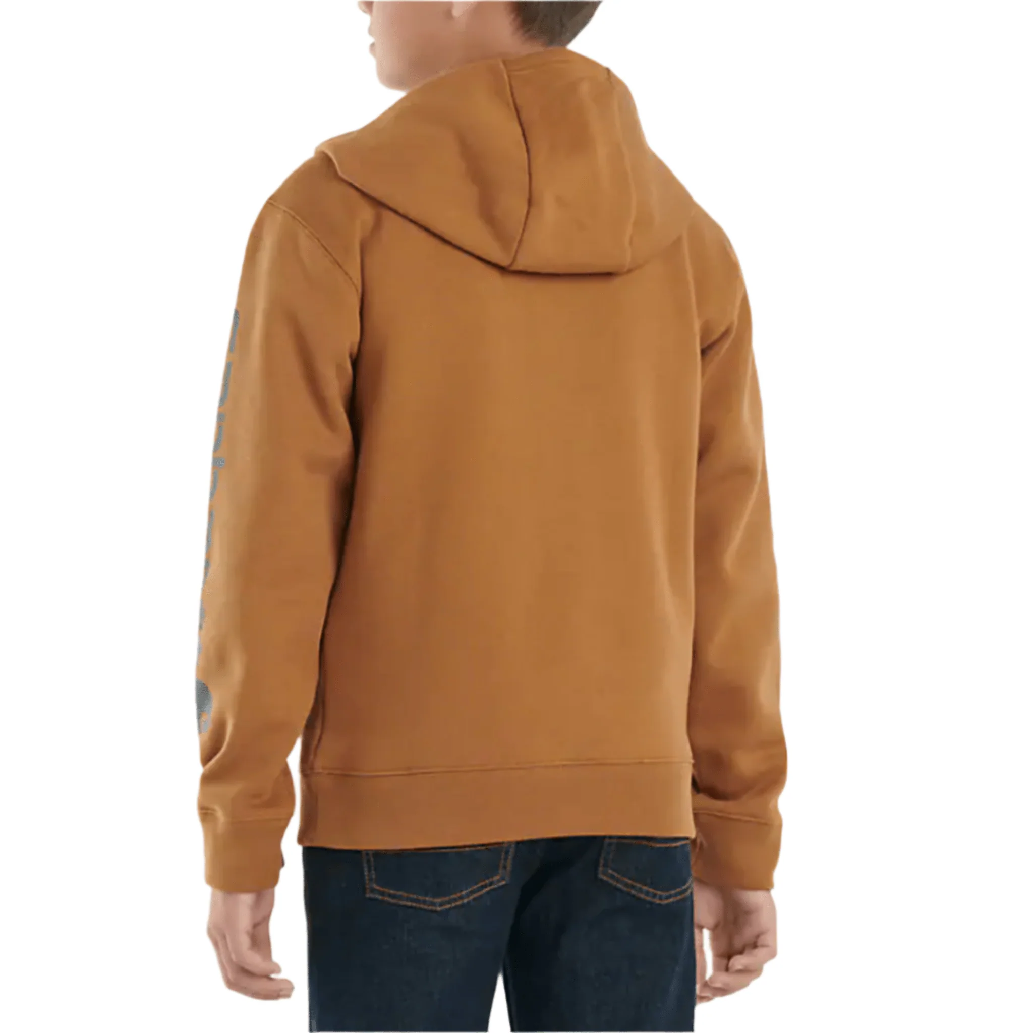 Carhartt Boys' Long Sleeve Graphic Sweatshirt - Carhartt Brown S-XL - Image 3