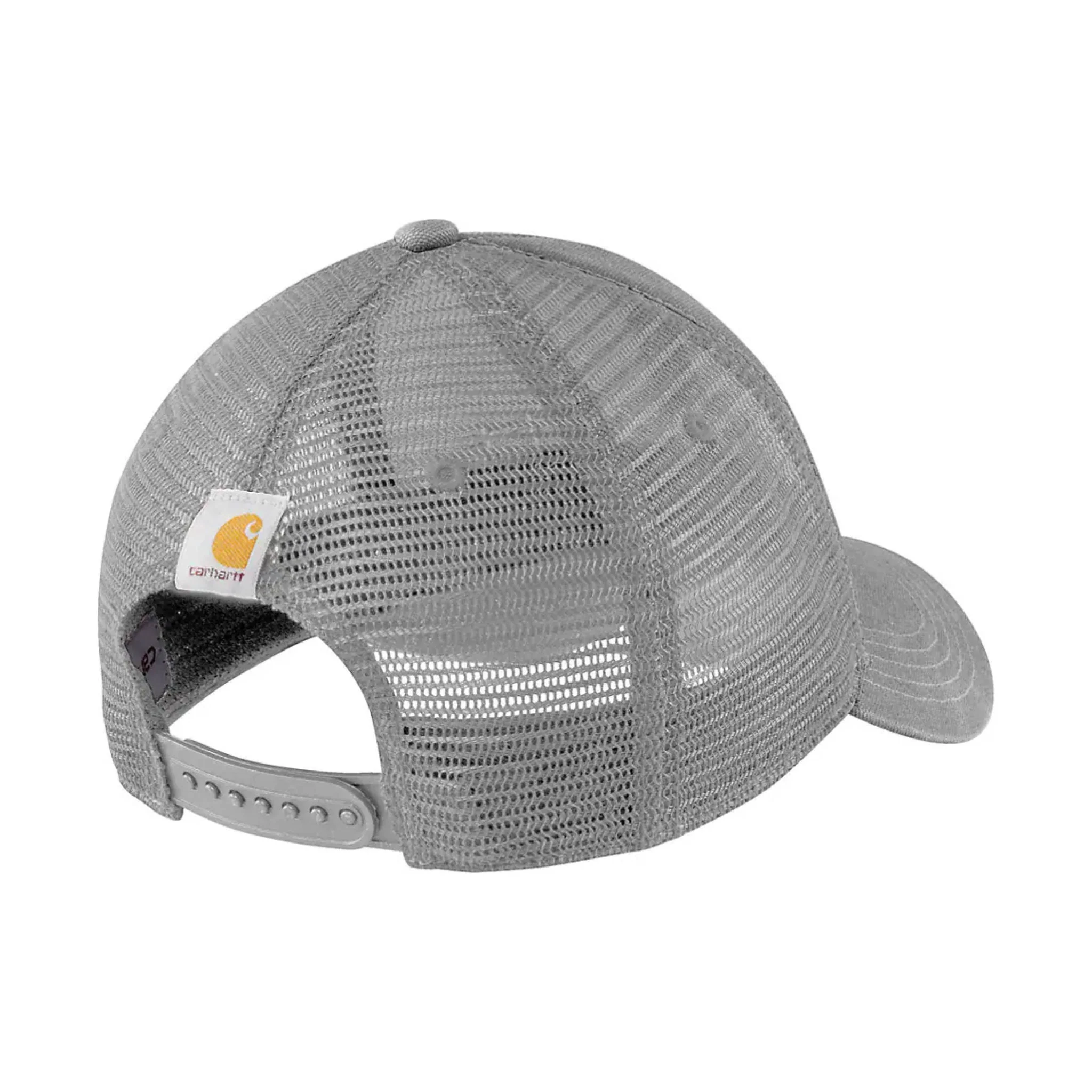 Carhartt Canvas Mesh Cap - Asphalt/Black - Image 2