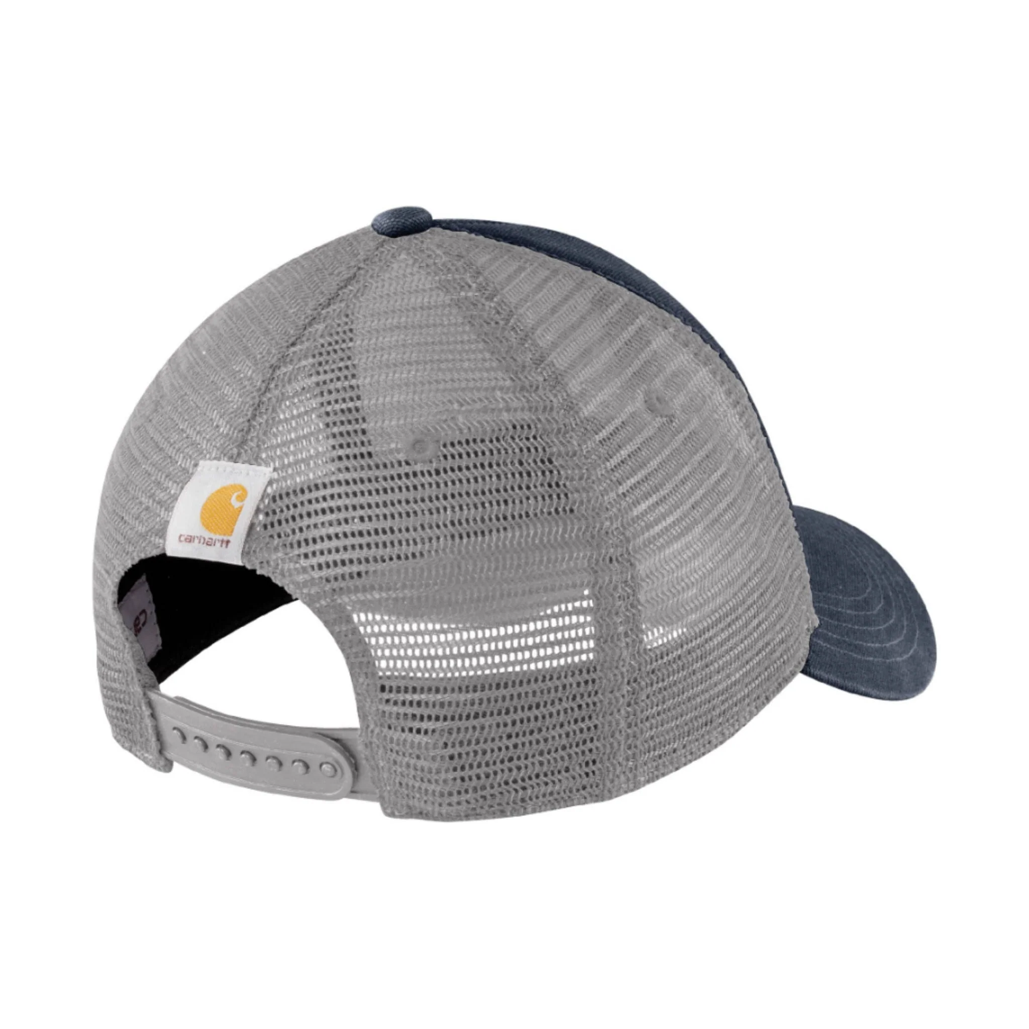 Carhartt Canvas Mesh Cap - Worn In Blue - Image 2