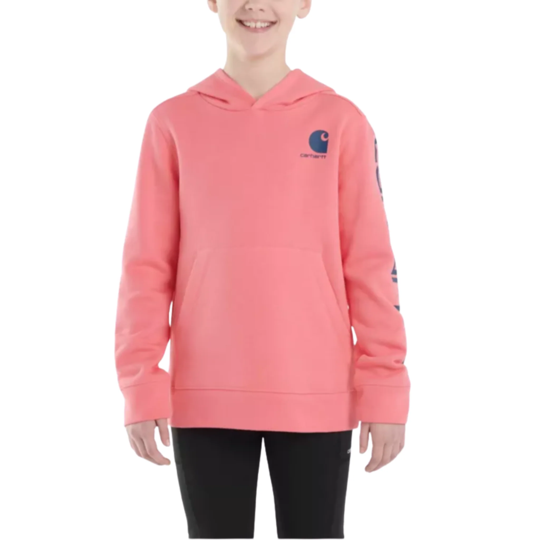 Carhartt Girls' Long Sleeve Graphic Sweatshirt - Pink Lemonade