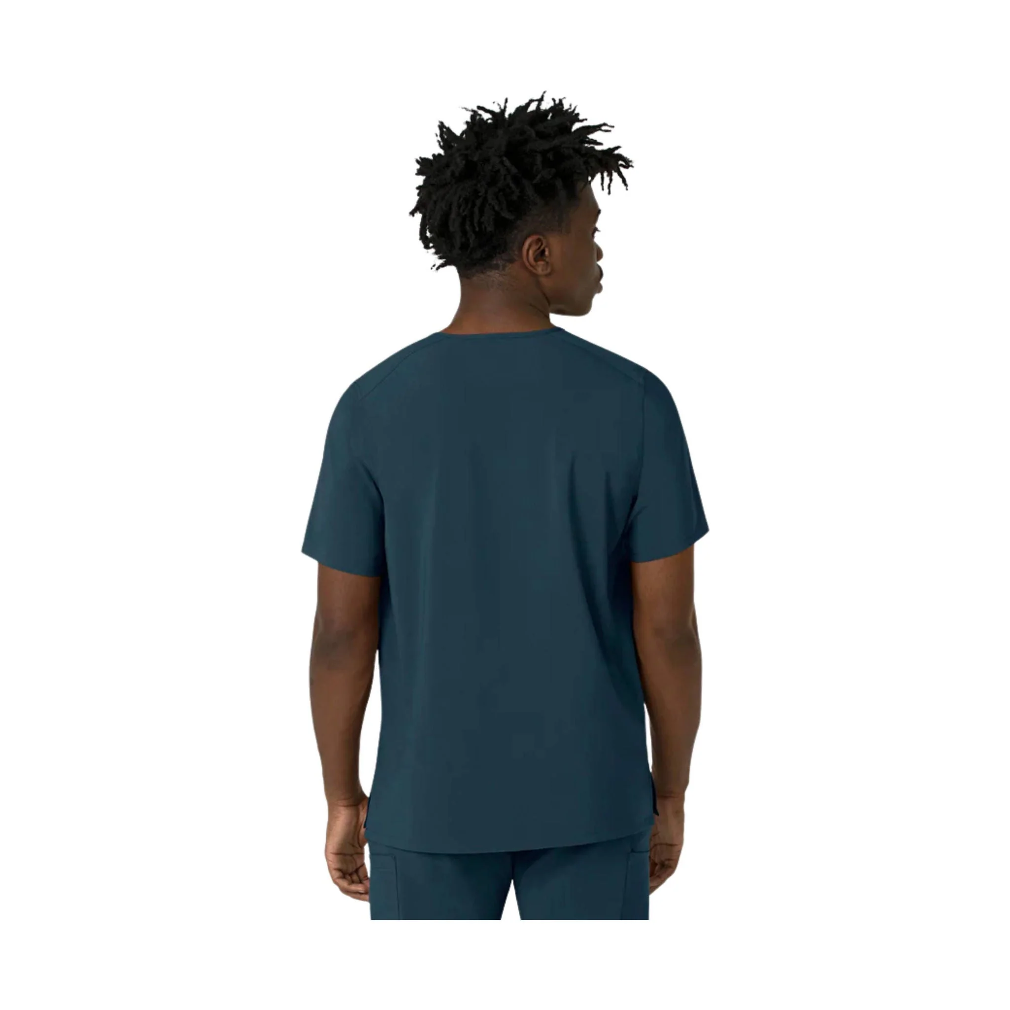 Carhartt Men's Cross Flex V Neck Scrub Top - Navy - Image 2