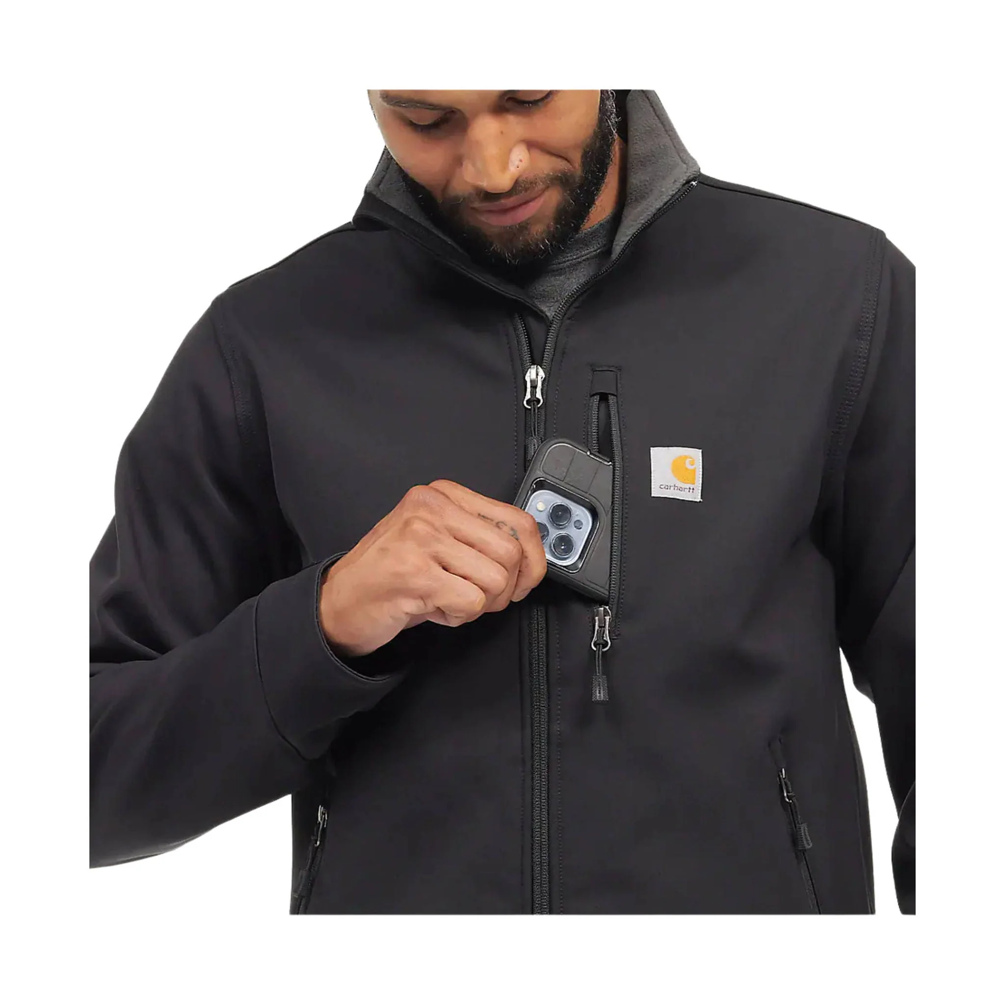 Carhartt Men's Crowley Jacket - Black - Image 3