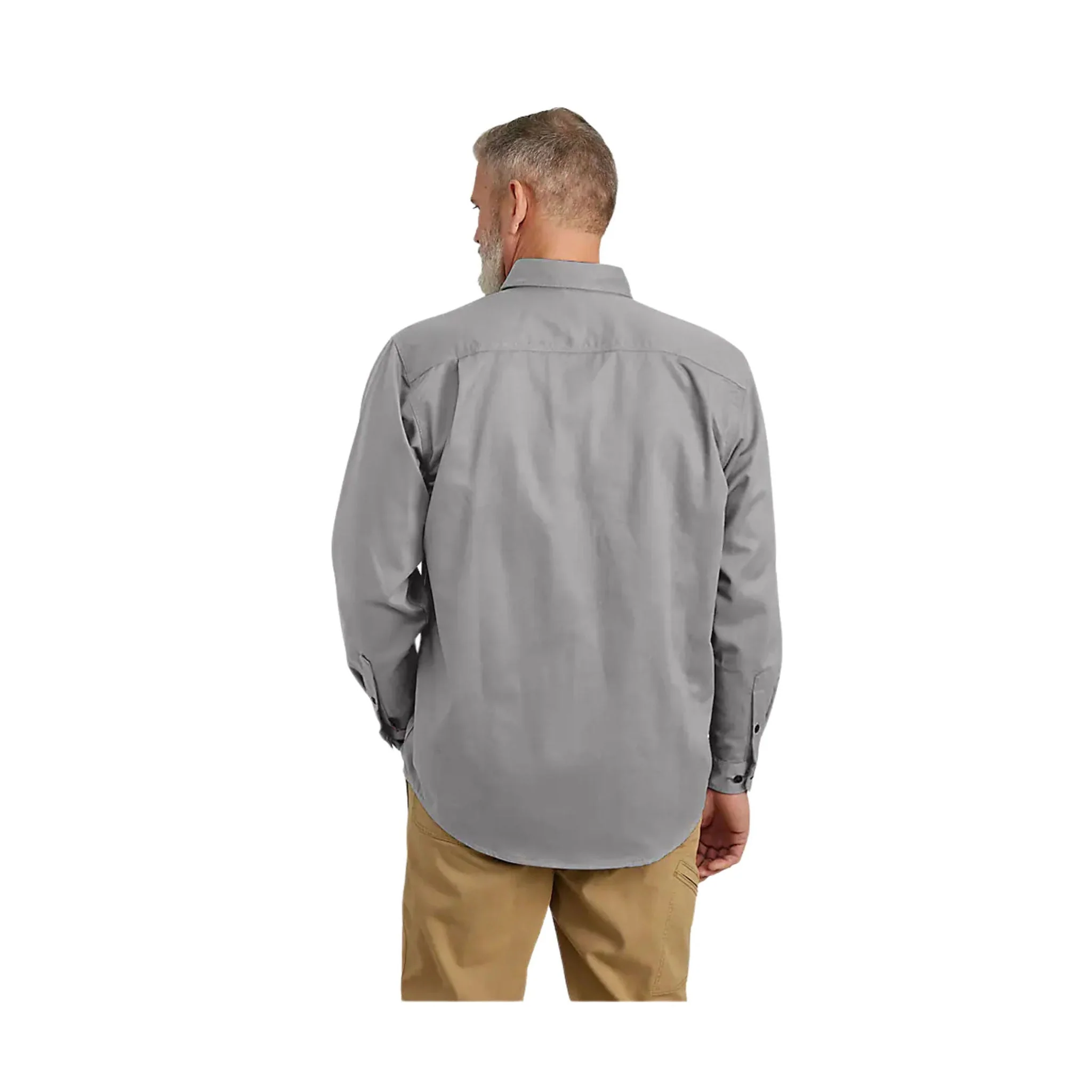 Carhartt Men's Flame Resistant Classic Twill Shirt - Gray - Image 2