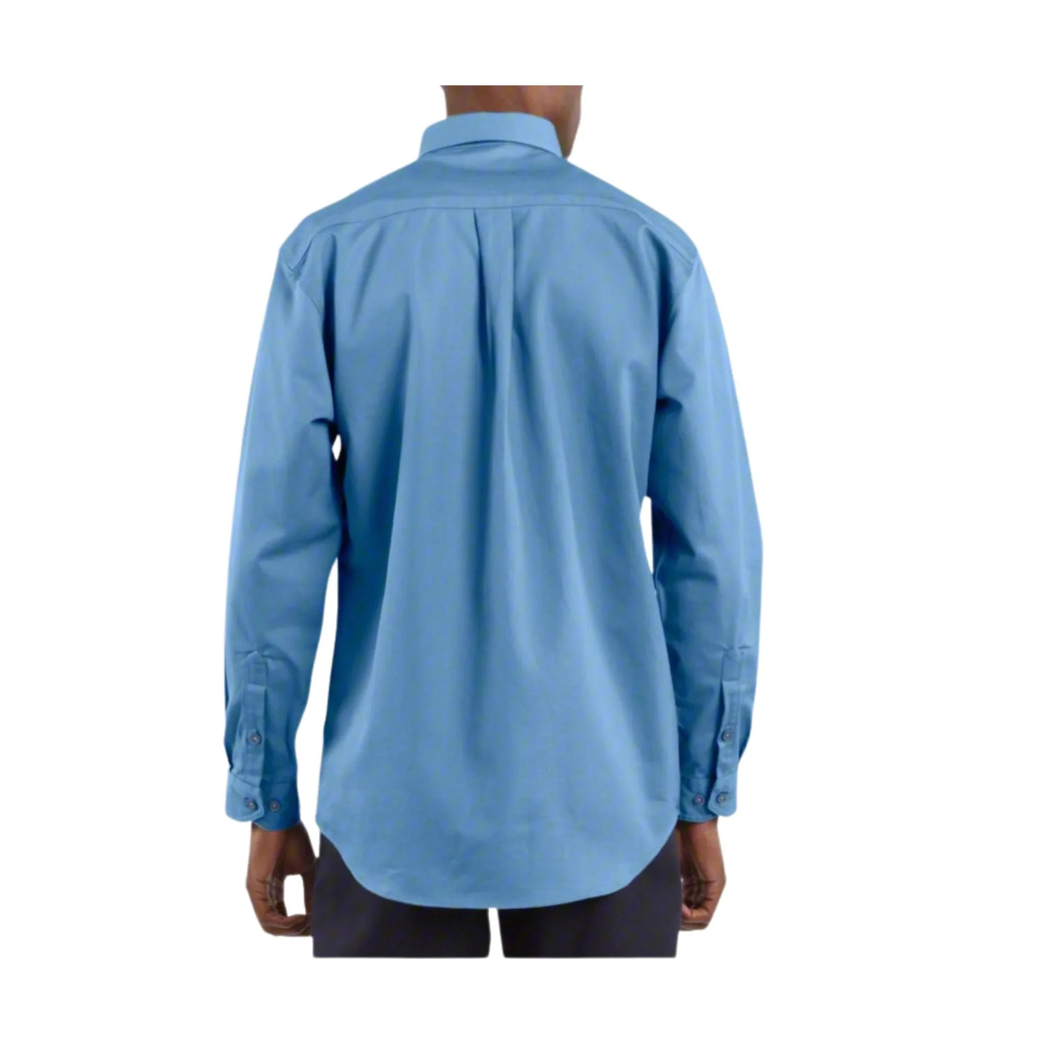 Carhartt Men's Flame Resistant Classic Twill Shirt - Mutiny Blue - Image 2