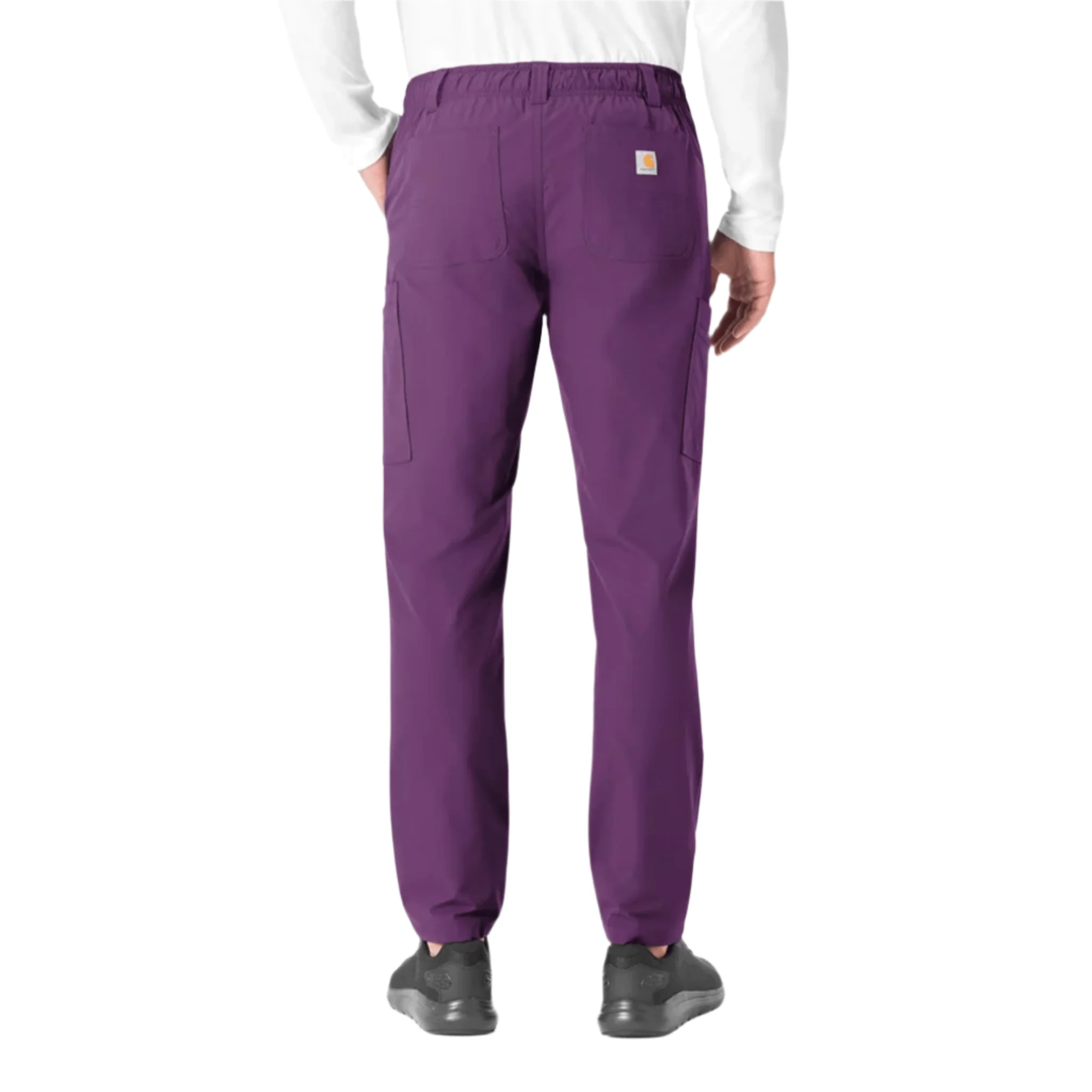 Carhartt Men's Force Essentials Straight Leg Cargo Scrub Pant - Eggplant - Image 2