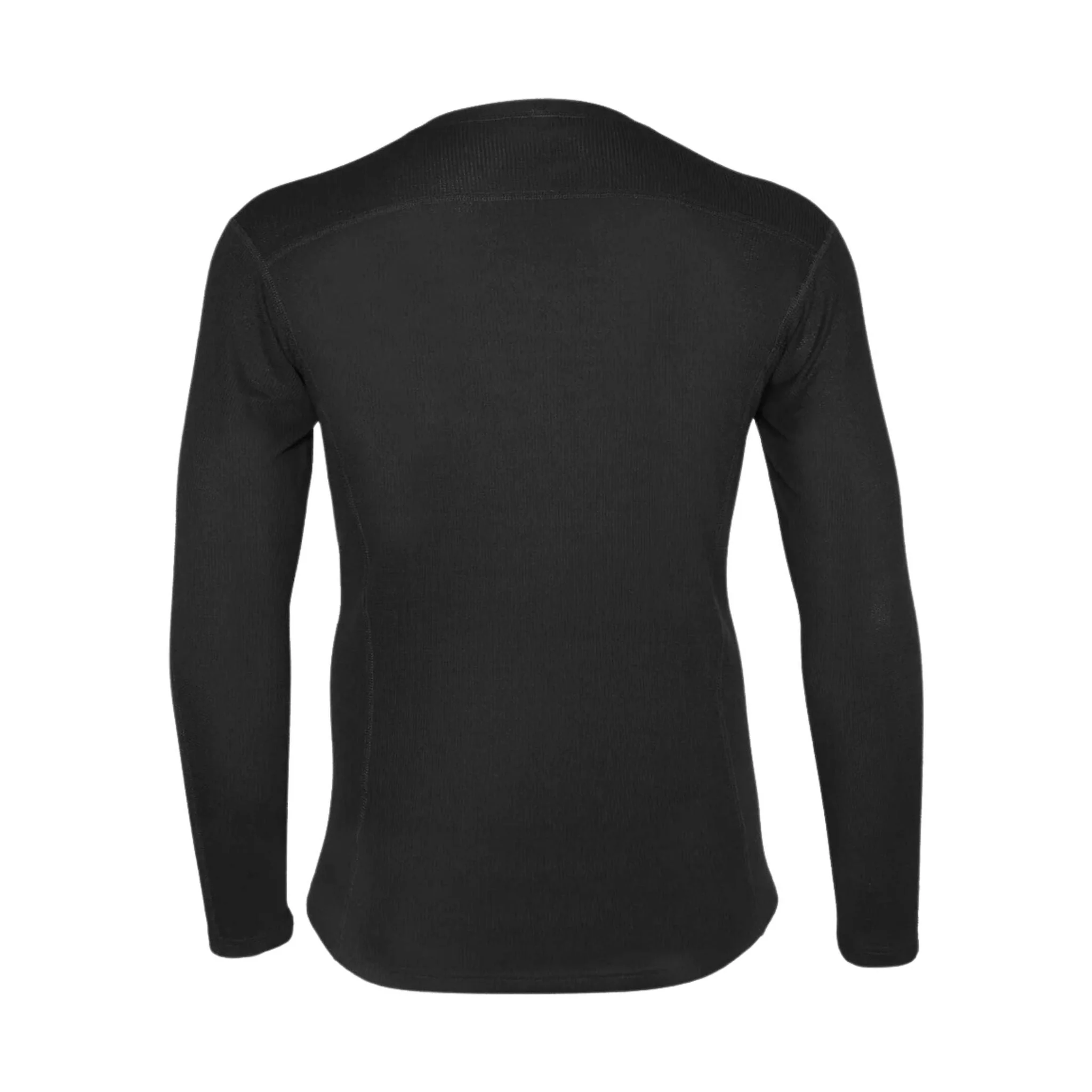 Carhartt Men's Force Midweight Waffle Base Layer Crewneck Top - Black - Image 2
